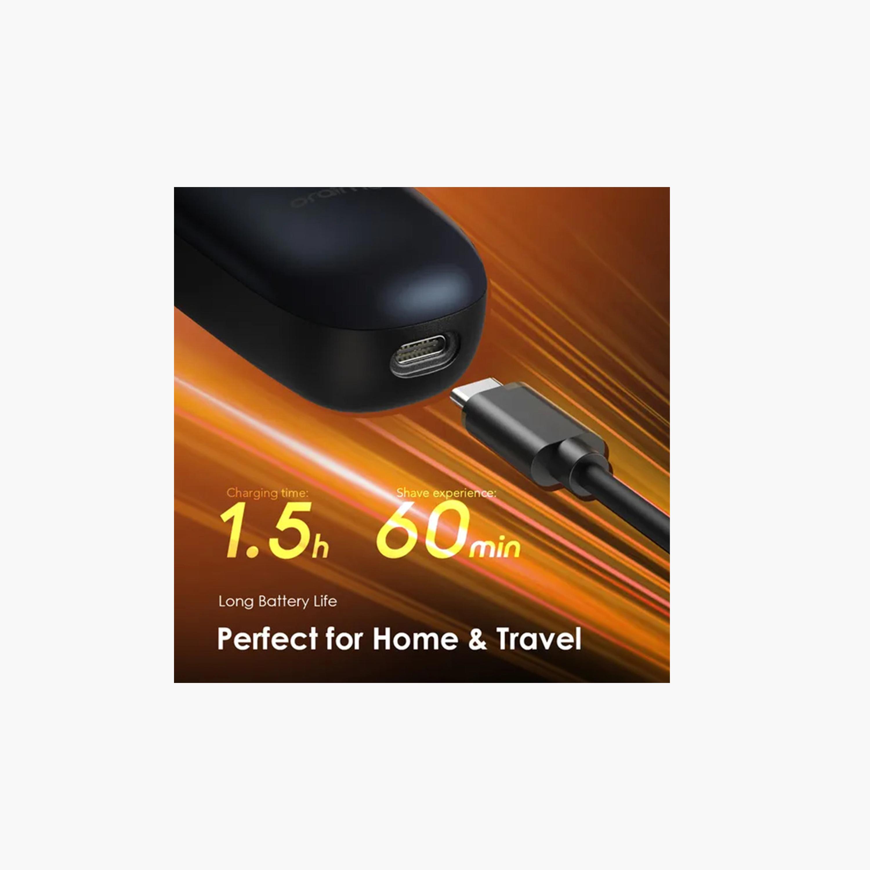 Oraimo Electric Razor EasyShave Cordless Multi-Functional - Black-beautyandpersonalcare-appliances-hairremovaltools-shavers-image-4