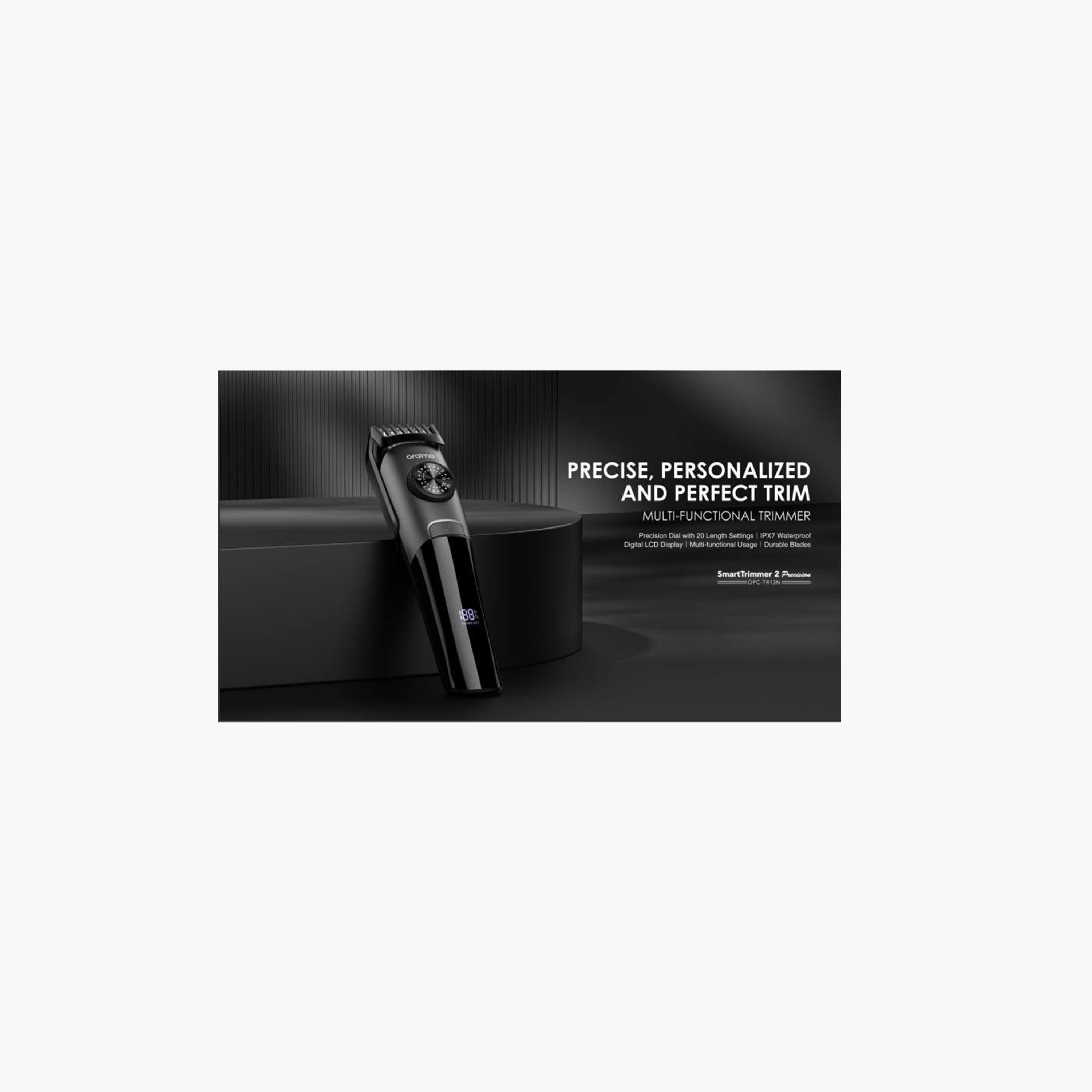 Oraimo Electric Razor Smart Trimmer 2 Precision Durable Precision Dial Trimmer - Black-beautyandpersonalcare-appliances-hairremovaltools-shavers-image-2