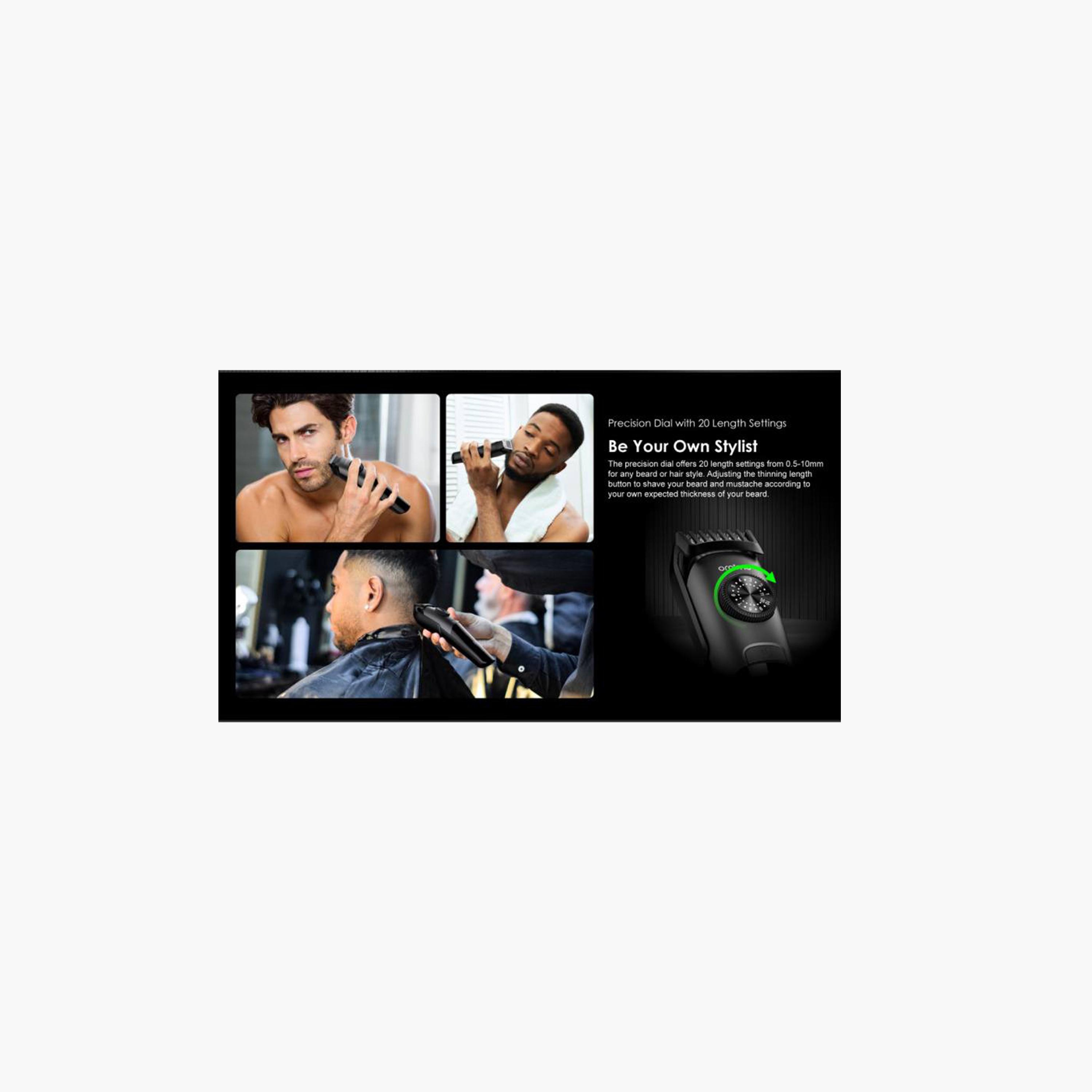 Oraimo Electric Razor Smart Trimmer 2 Precision Durable Precision Dial Trimmer - Black-beautyandpersonalcare-appliances-hairremovaltools-shavers-image-4