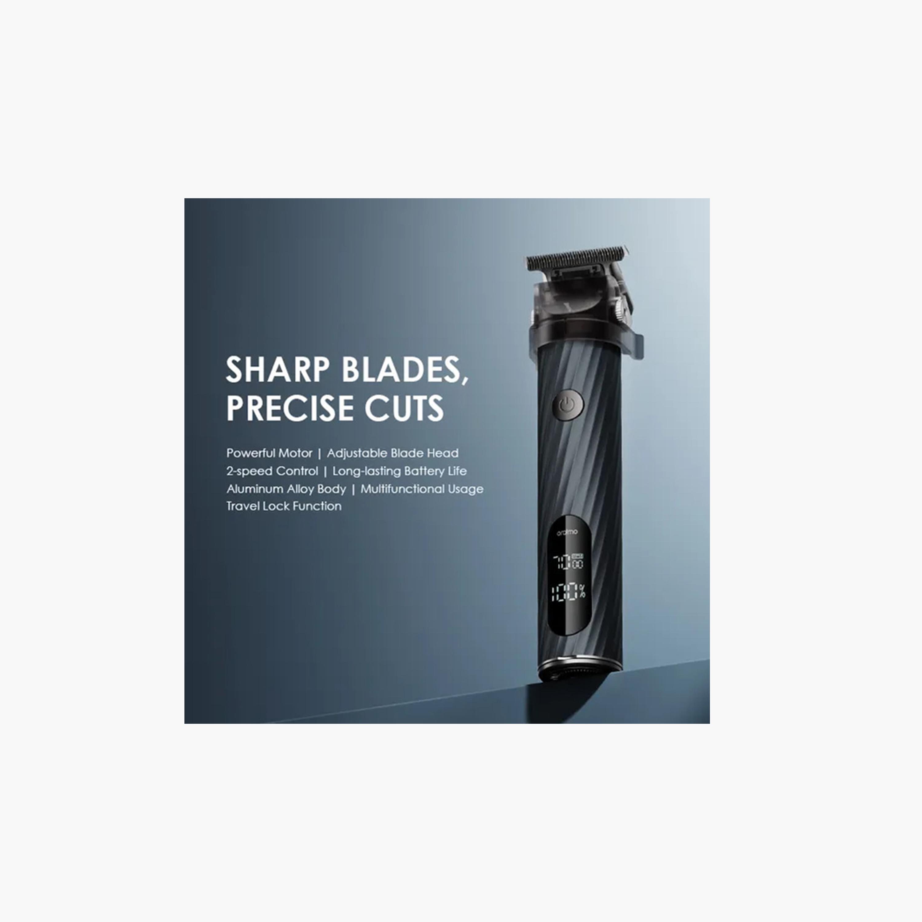 Oraimo Electric Razor SmartTrimmer 2 Pro 7000RPM Powerful Trimmer - Deep Blue-beautyandpersonalcare-appliances-hairremovaltools-shavers-image-2