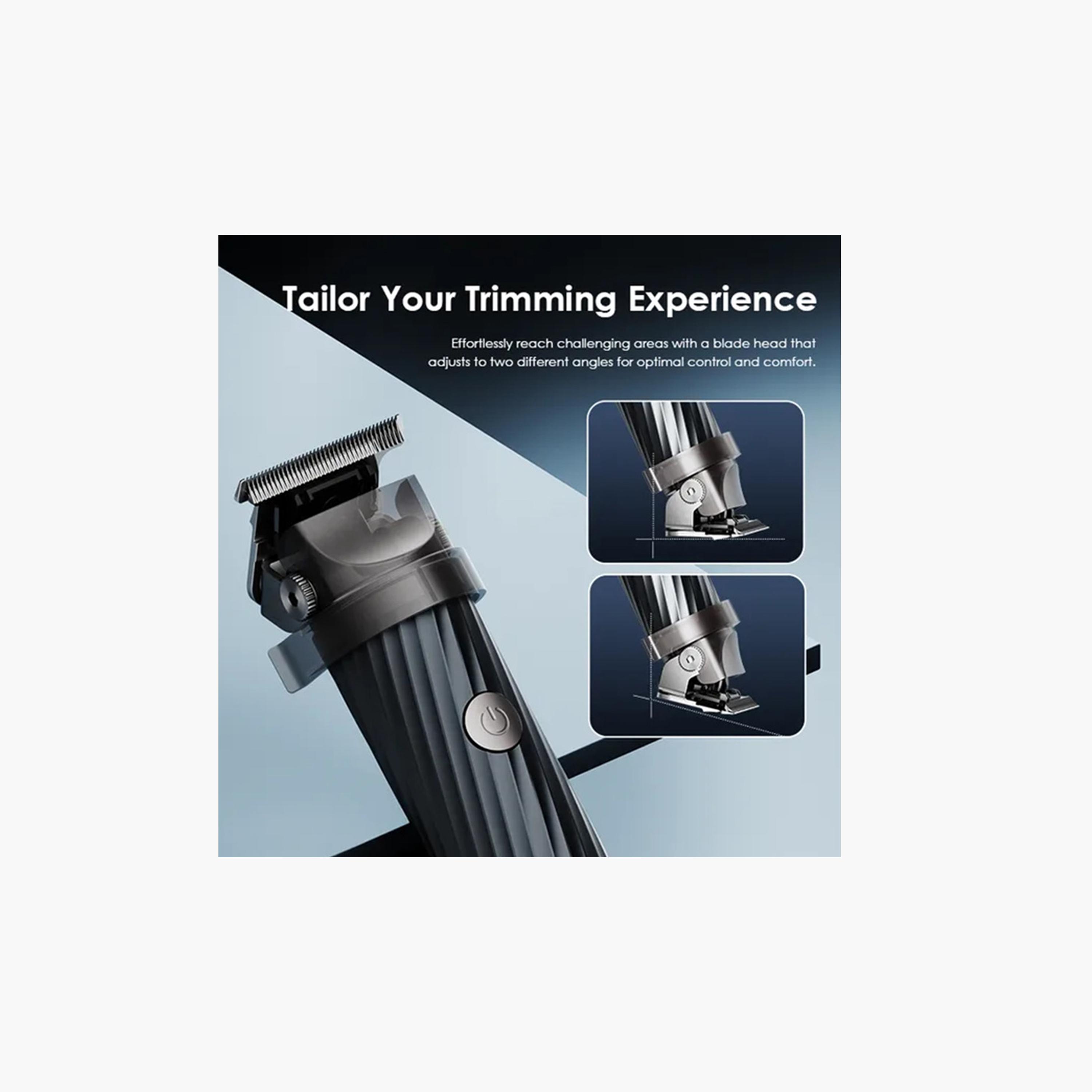 Oraimo Electric Razor SmartTrimmer 2 Pro 7000RPM Powerful Trimmer - Deep Blue-beautyandpersonalcare-appliances-hairremovaltools-shavers-image-4