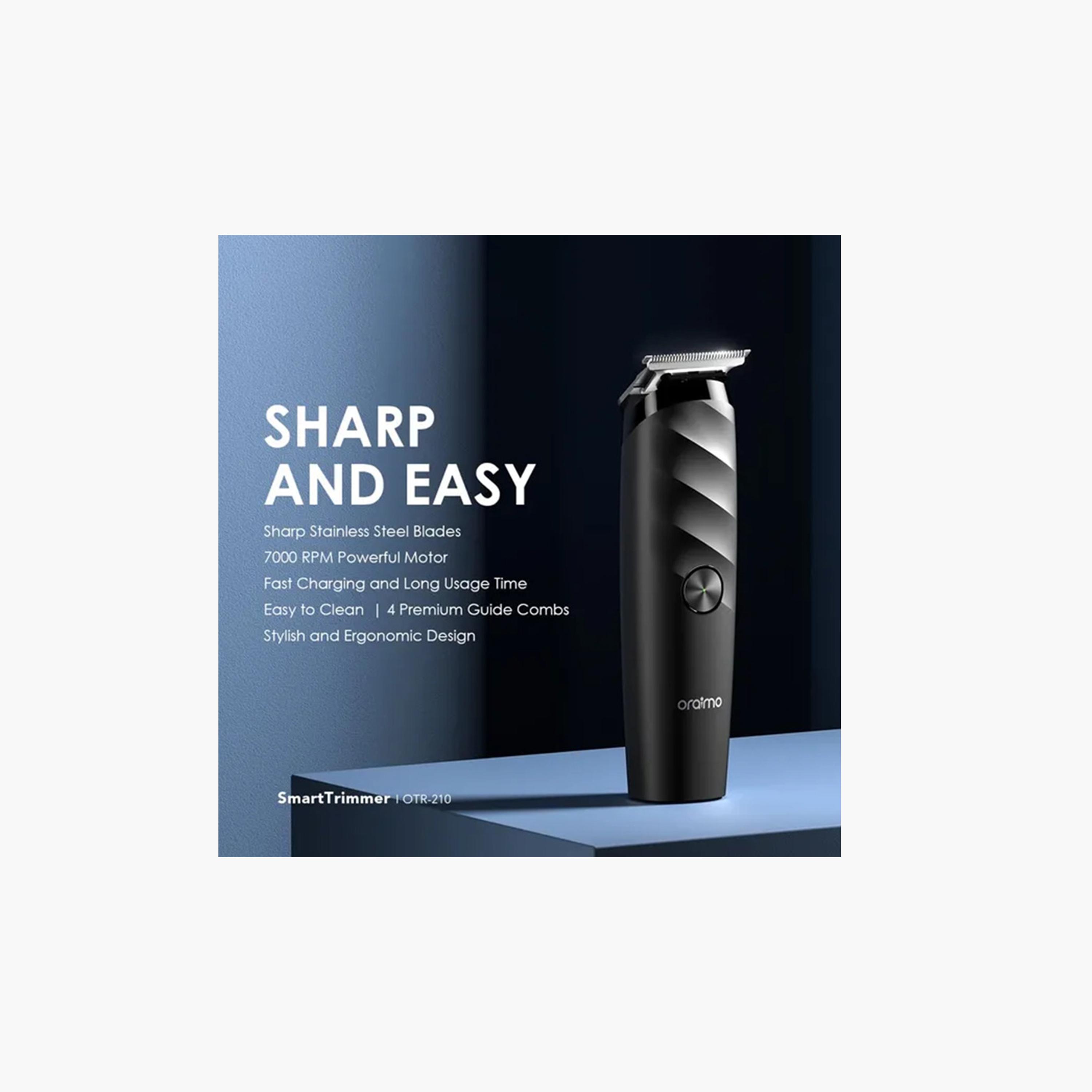 Oraimo Electric Razor SmartTrimmer Home Cordless Powerful - Black-beautyandpersonalcare-appliances-hairremovaltools-shavers-image-4