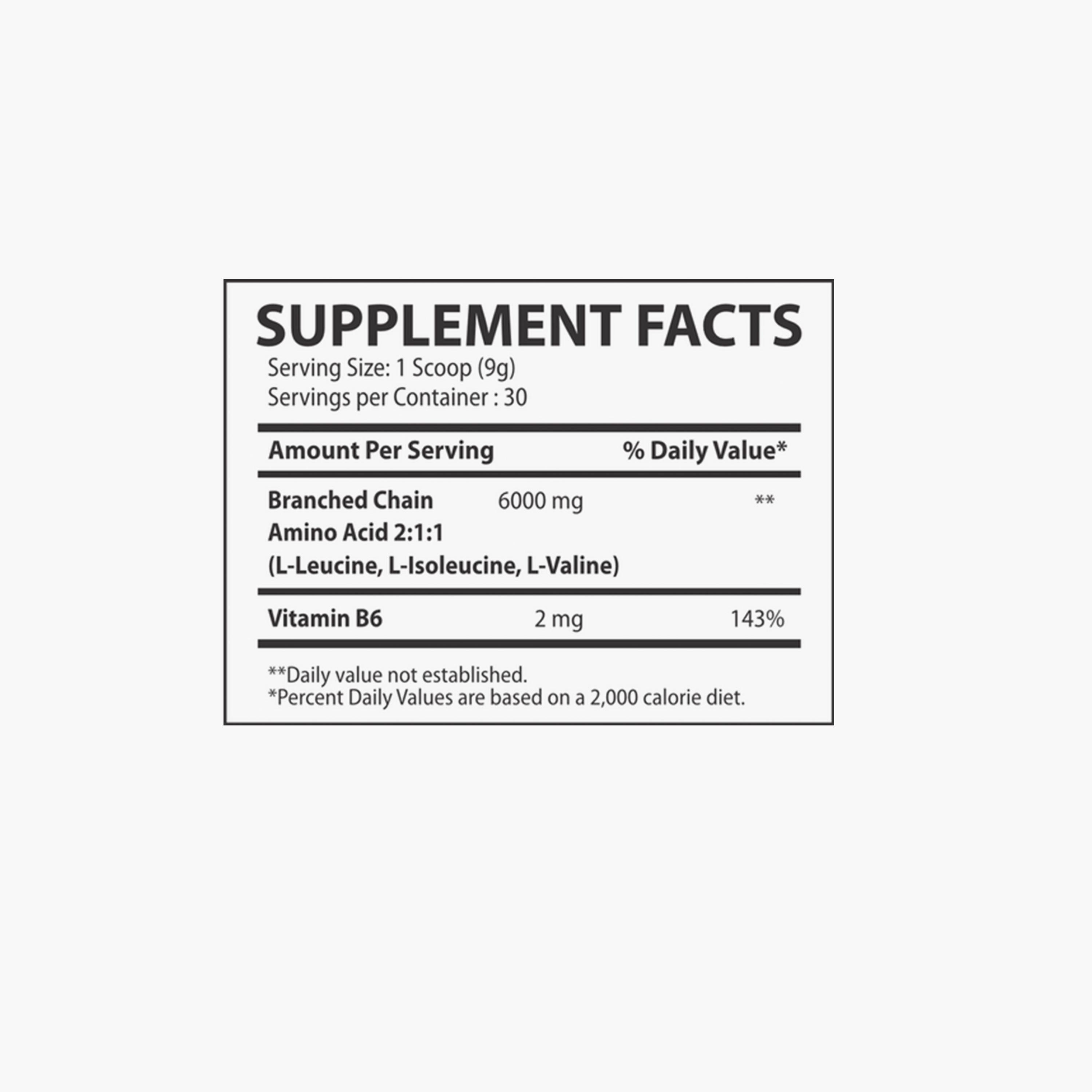 Muscle Rulz BCAA+B6 6000mg / 30 Servings - Fruit Punch-sports-nutrition-prepostworkout-image-2