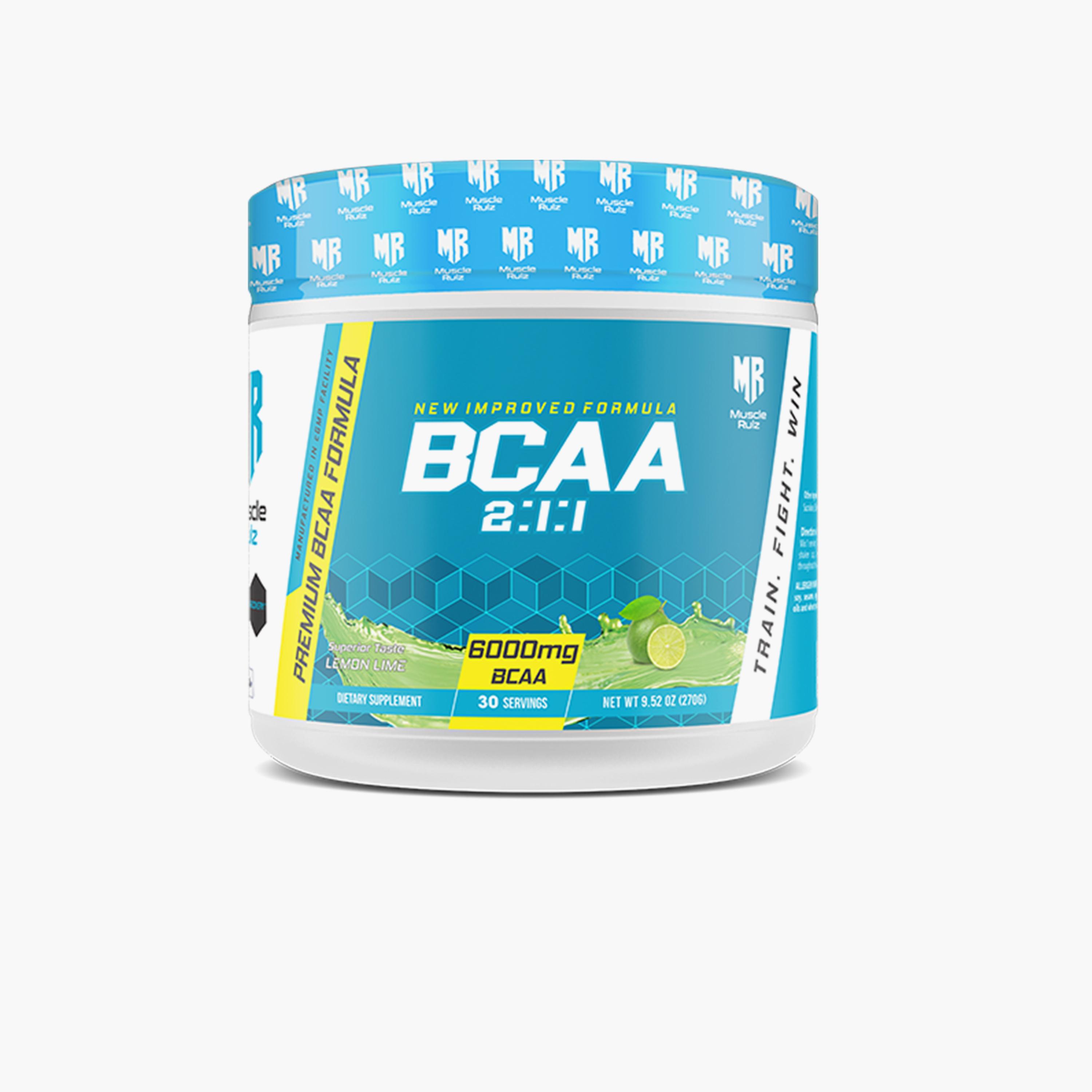 ماسل رولز- مكمّل غذائي BCAA+B6 6000 ملغ / 30 حصة - ليمون لايم-sports-nutrition-prepostworkout-image-1