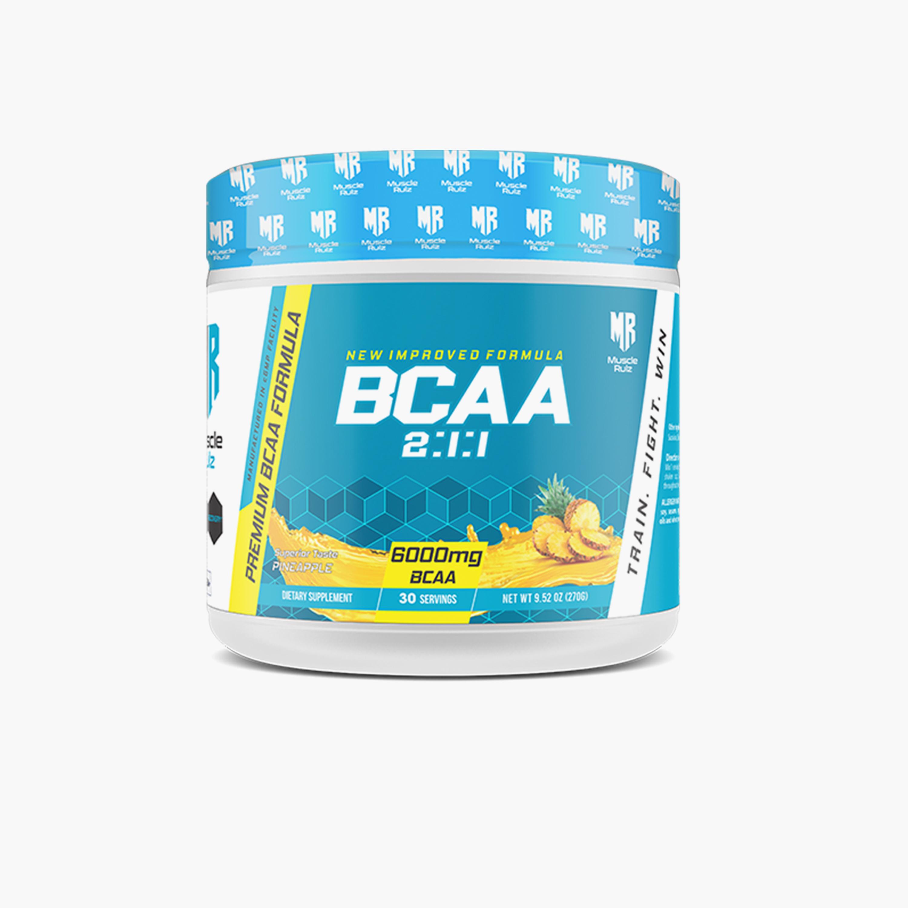 ماسل رولز- مكمّل غذائي BCAA+B6 6000 ملغ / 30 حصة - أناناس-sports-nutrition-prepostworkout-image-1