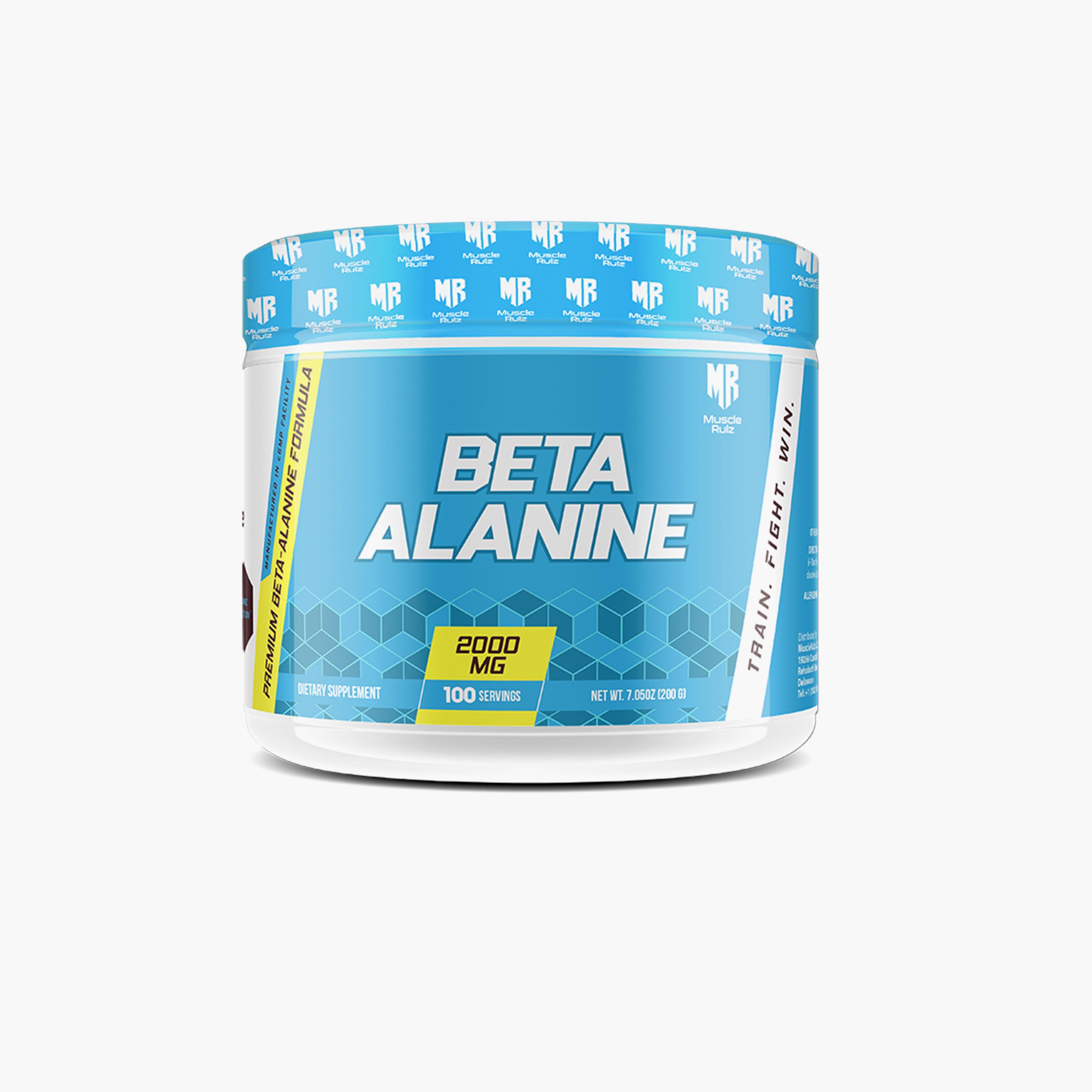 Muscle Rulz Beta-Alanine 2000mg 100 Servings-sports-nutrition-vitaminshealthsupplements-image-1