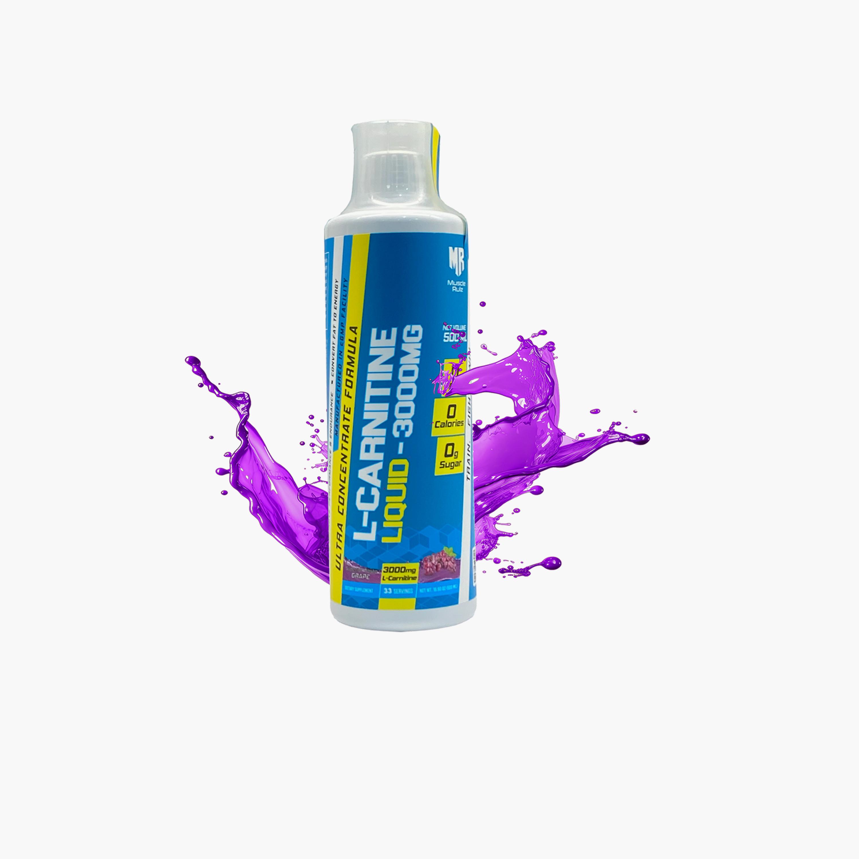 Muscle Rulz L-Carnitine Liquid 3000mg - Grape-sports-nutrition-weightmanagement-image-1