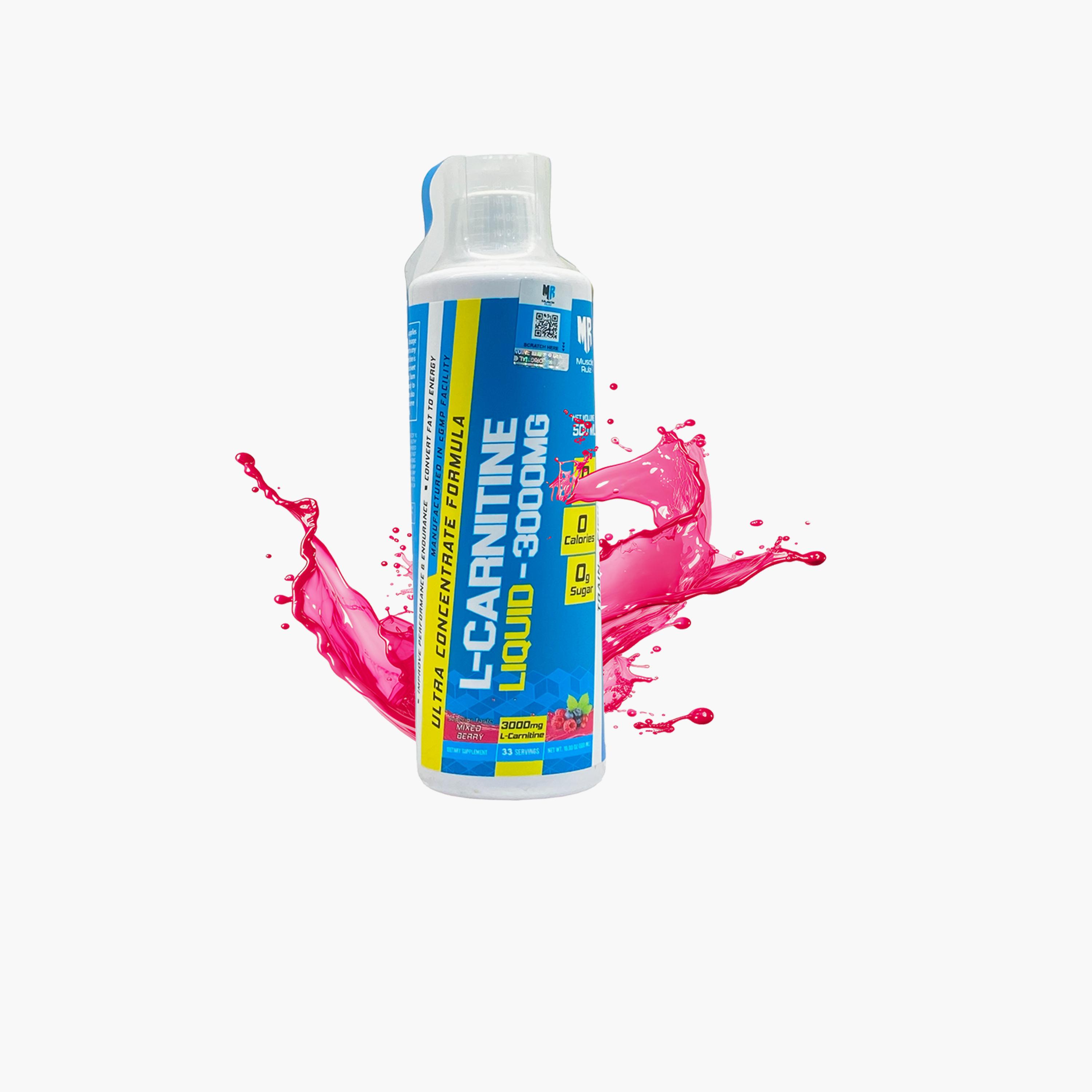 Muscle Rulz L-Carnitine Liquid 3000mg - Mix Berries-sports-nutrition-weightmanagement-image-1