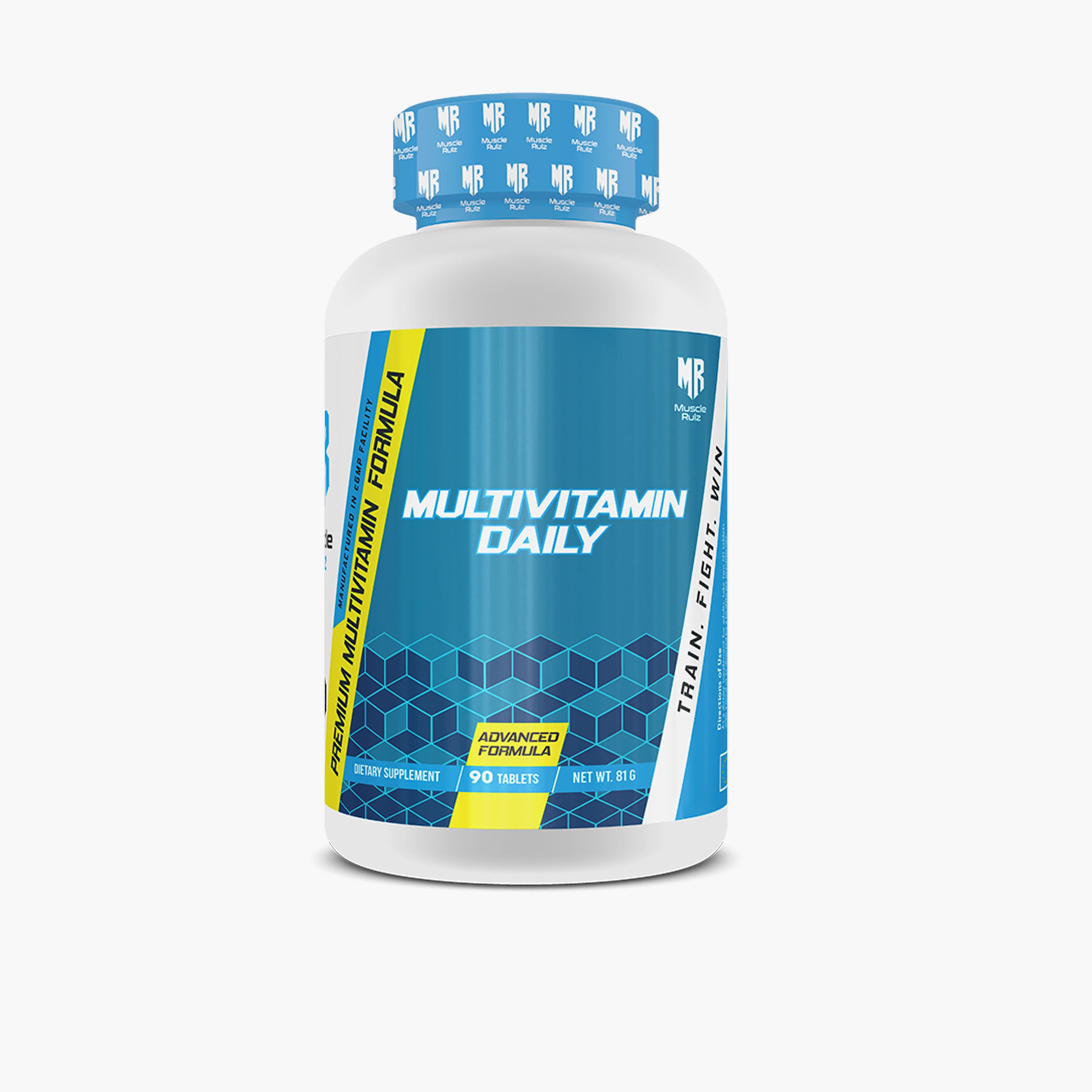 Muscle Rulz Multivitamin Daily Premium Multivitamin Formula 90 Tablets-sports-nutrition-vitaminshealthsupplements-image-1