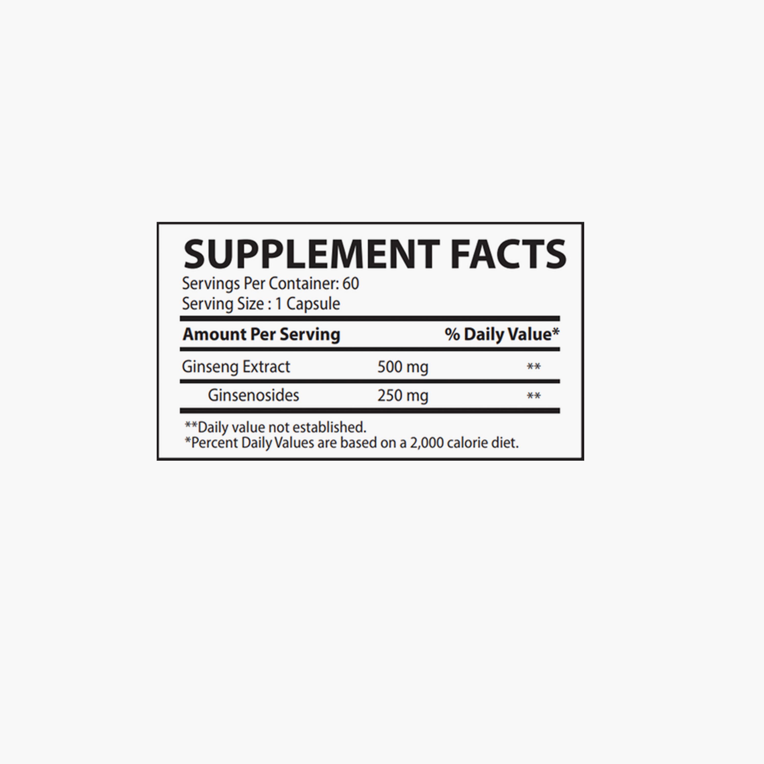 Muscle Rulz Panax Ginseng 500mg - 60 Capsules-sports-nutrition-vitaminshealthsupplements-image-4