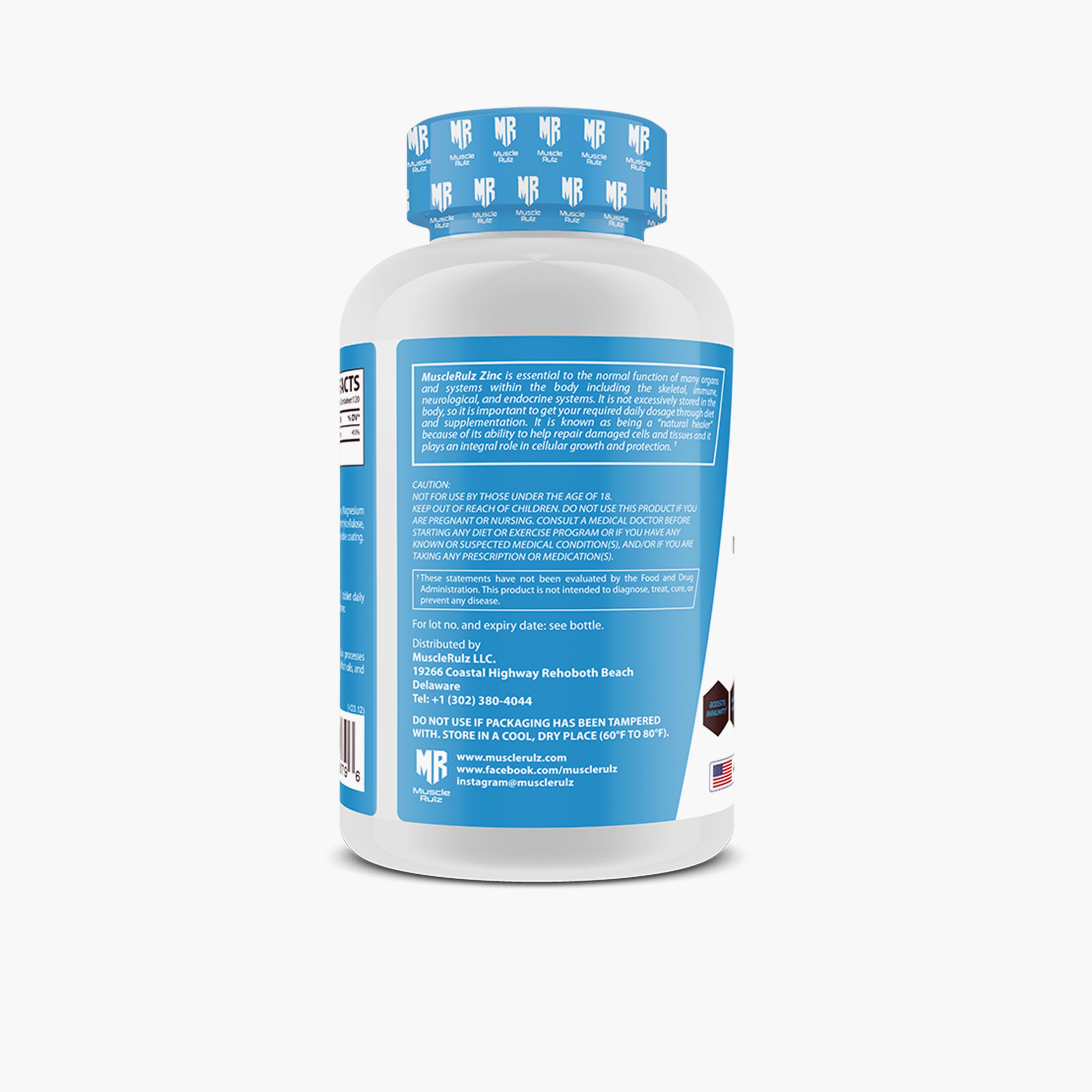 Muscle Rulz Zinc 50mg 120 Tablet-sports-nutrition-vitaminshealthsupplements-image-3