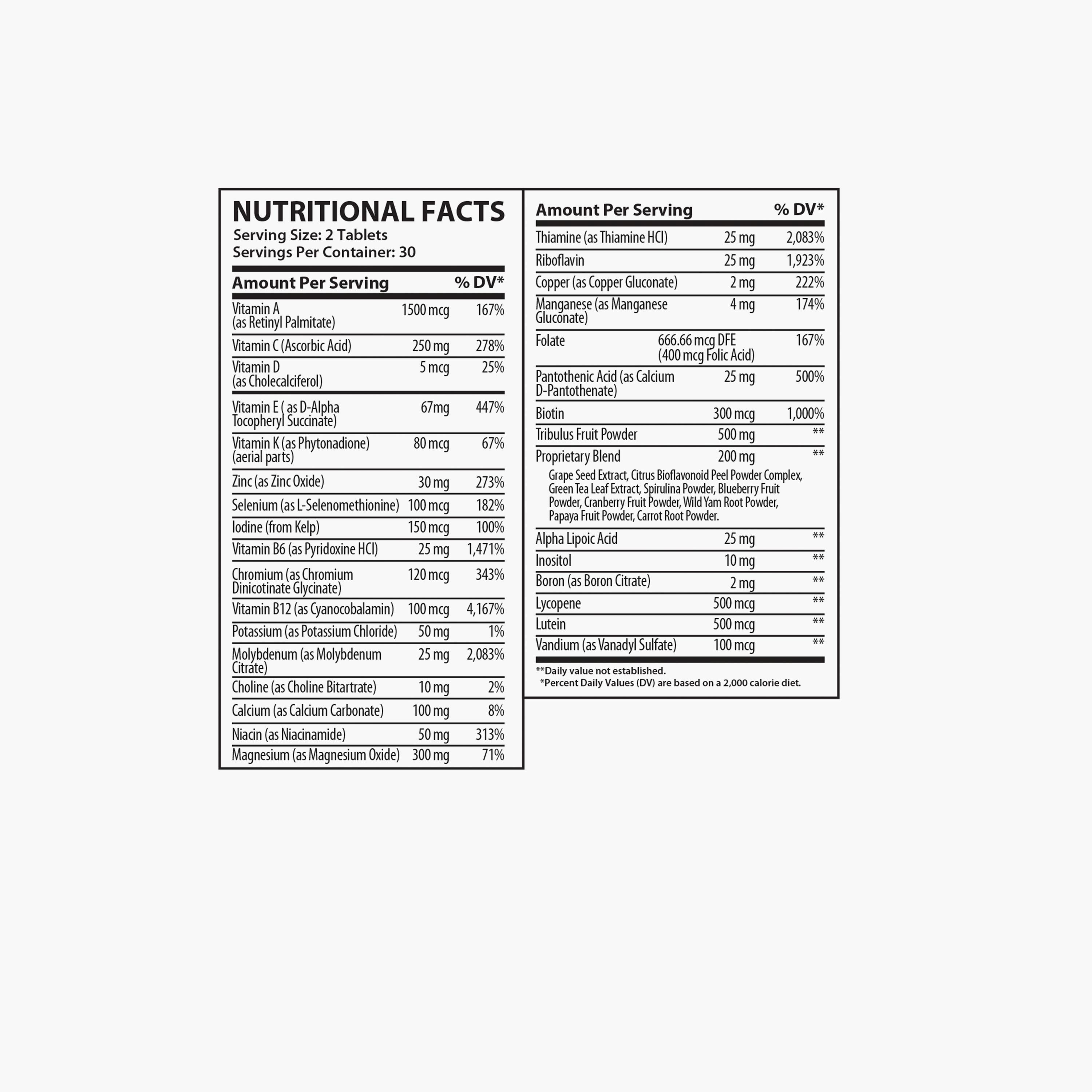 Muscle Rulz Multivitamin+Test 60 Tablets-sports-nutrition-vitaminshealthsupplements-image-2