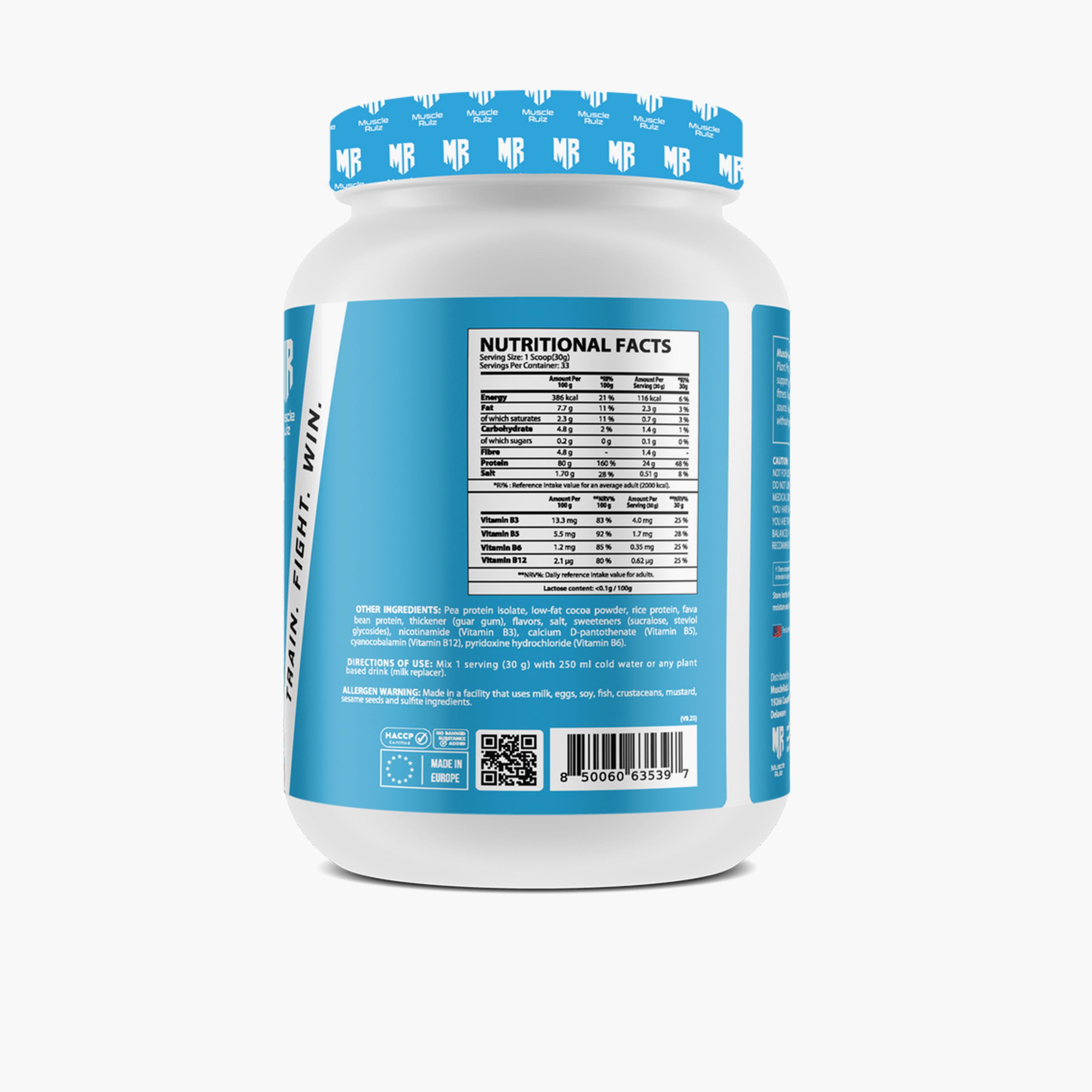 ماسل رولز- مكمّل غذائي بروتين بلانت رولز 2.2 رطل / 1 كجم تشوكوبلاست-sports-nutrition-proteins-image-3