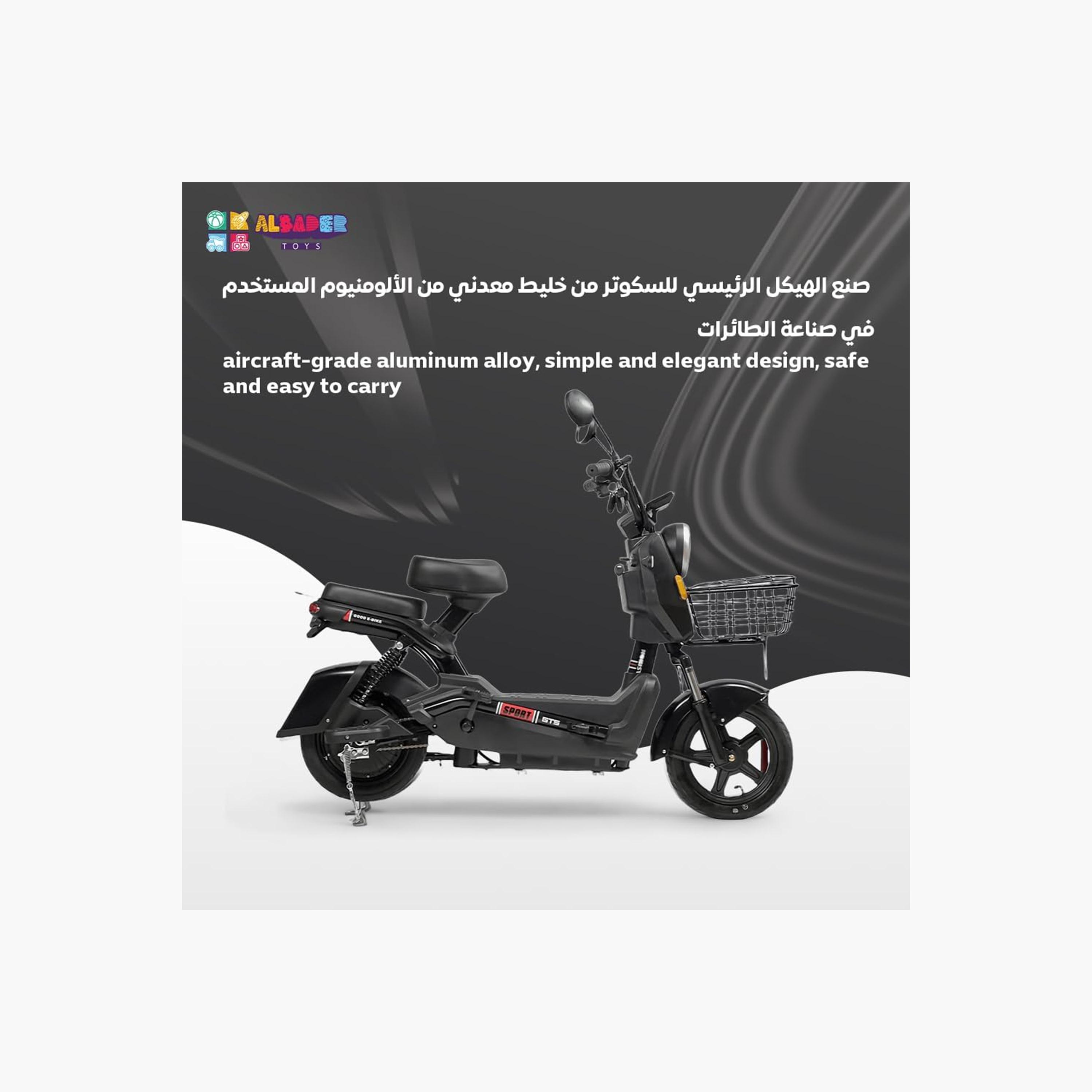 ALBADER V7+ Electric Scooter For Older Kids with 2 Seats & Manual Pedals, 3 Modes Speeds | B0DS6CDZHP1-sports-gear-scooters-image-4