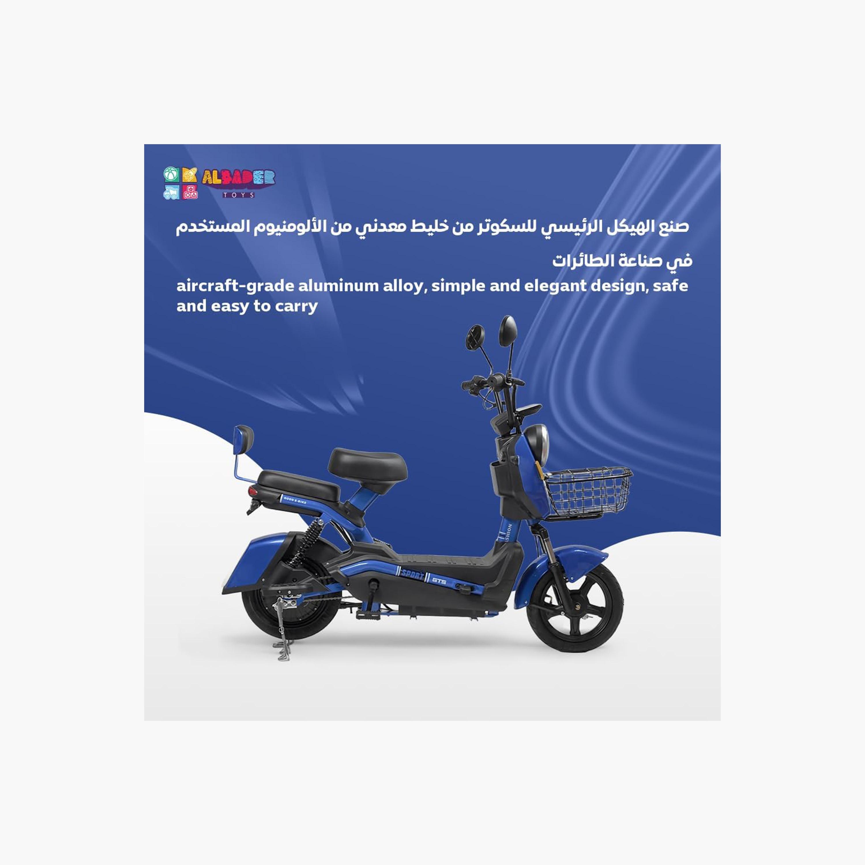 ALBADER V7+ Electric Scooter For Older Kids with 2 Seats & Manual Pedals, 3 Modes Speeds | B0DS6DPNQ11-sports-gear-scooters-image-4
