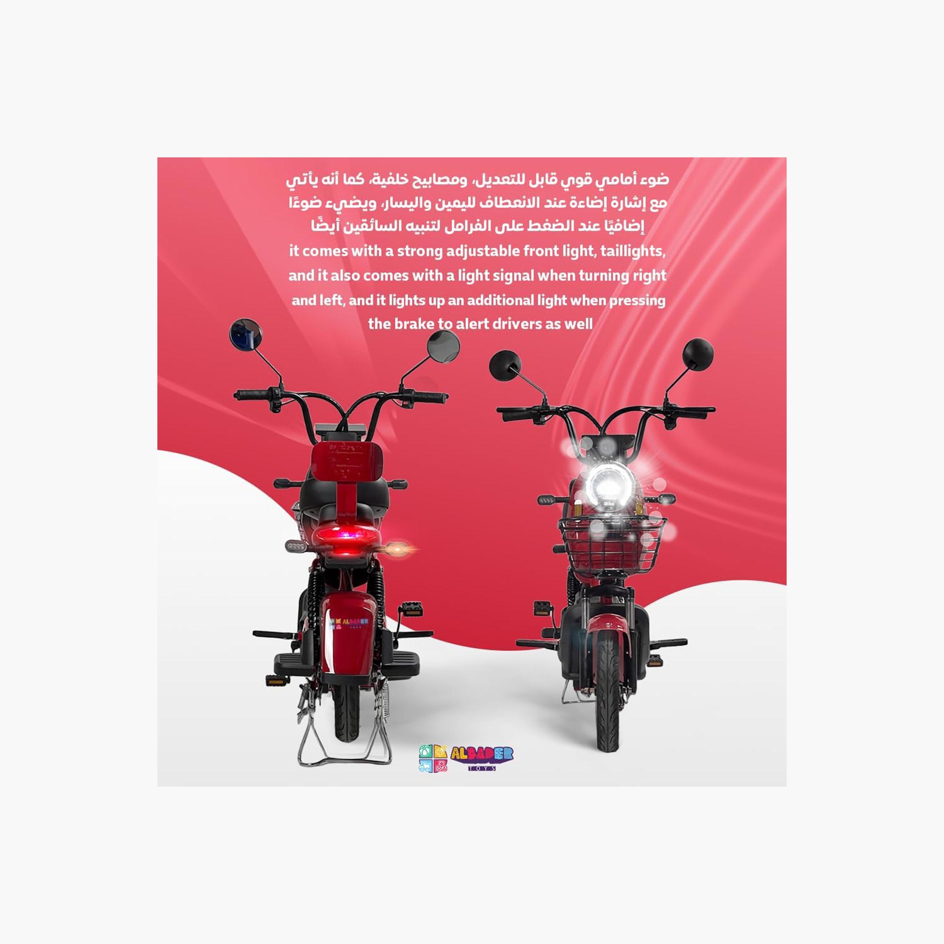 ALBADER V7+ Electric Scooter For Older Kids with 2 Seats & Manual Pedals, 3 Modes Speeds | B0DS6DMQJC1-sports-gear-scooters-image-2