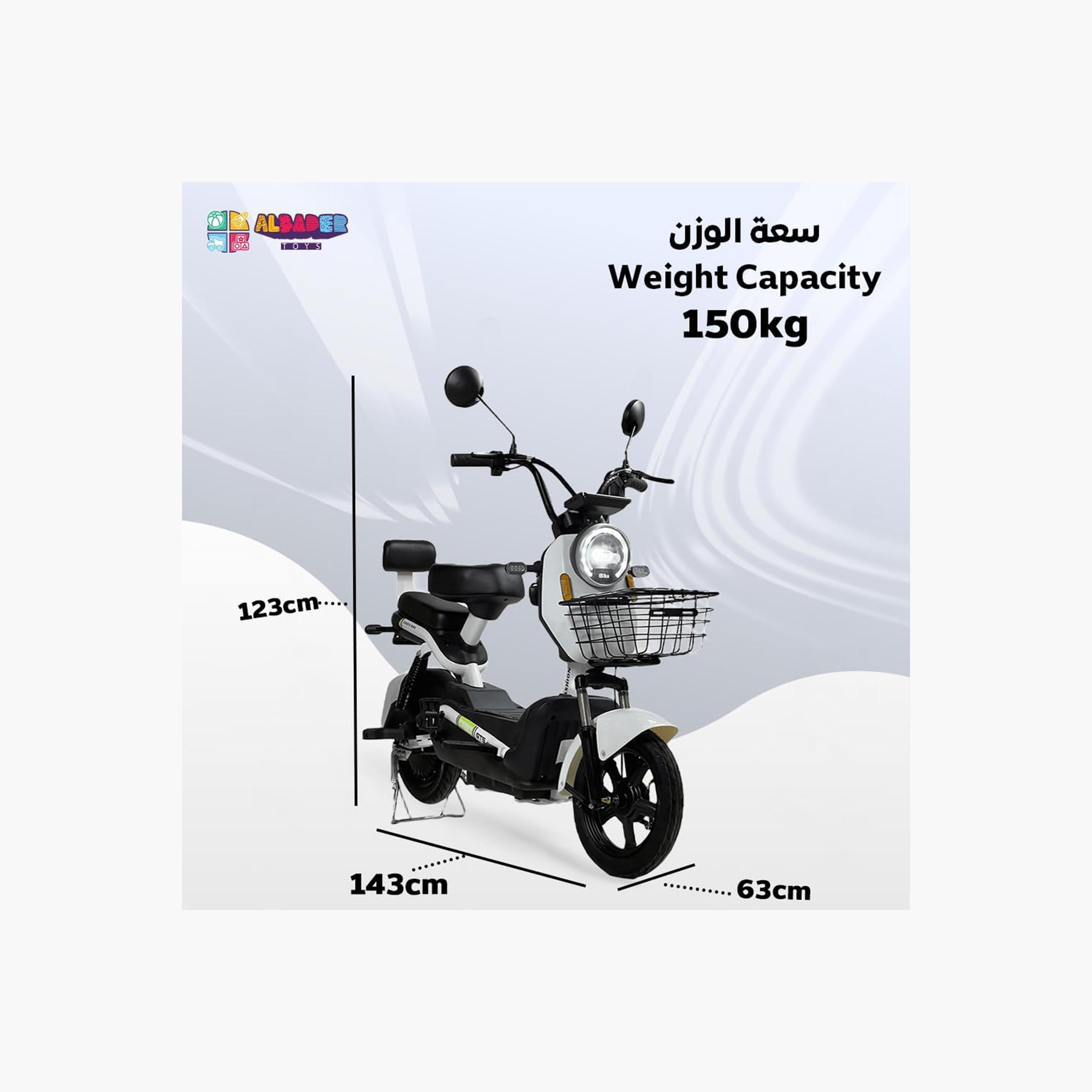ALBADER V7+ Electric Scooter For Older Kids with 2 Seats & Manual Pedals, 3 Modes Speeds | B0DS6GHT8Z1-sports-gear-scooters-image-3