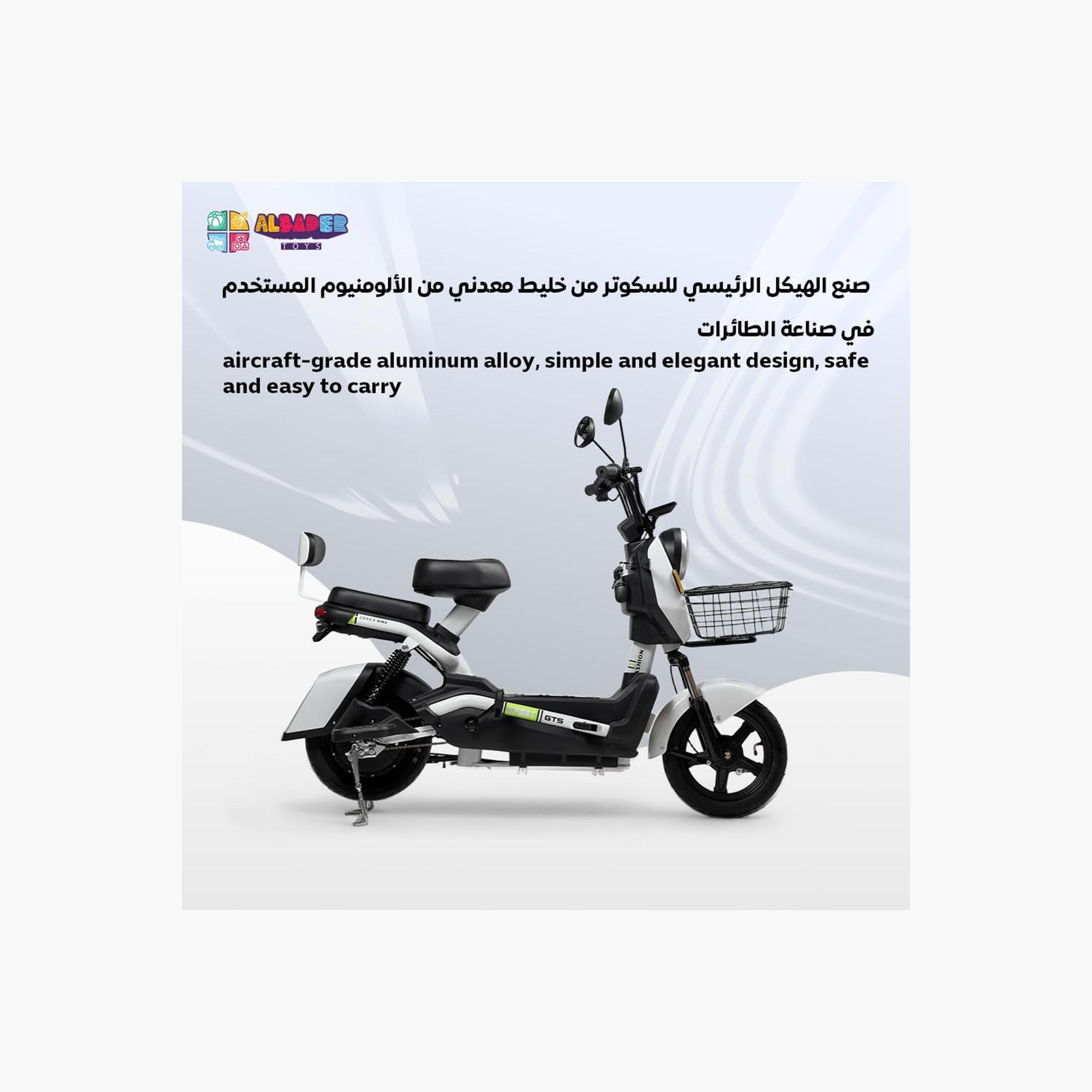 ALBADER V7+ Electric Scooter For Older Kids with 2 Seats & Manual Pedals, 3 Modes Speeds | B0DS6GHT8Z1-sports-gear-scooters-image-4