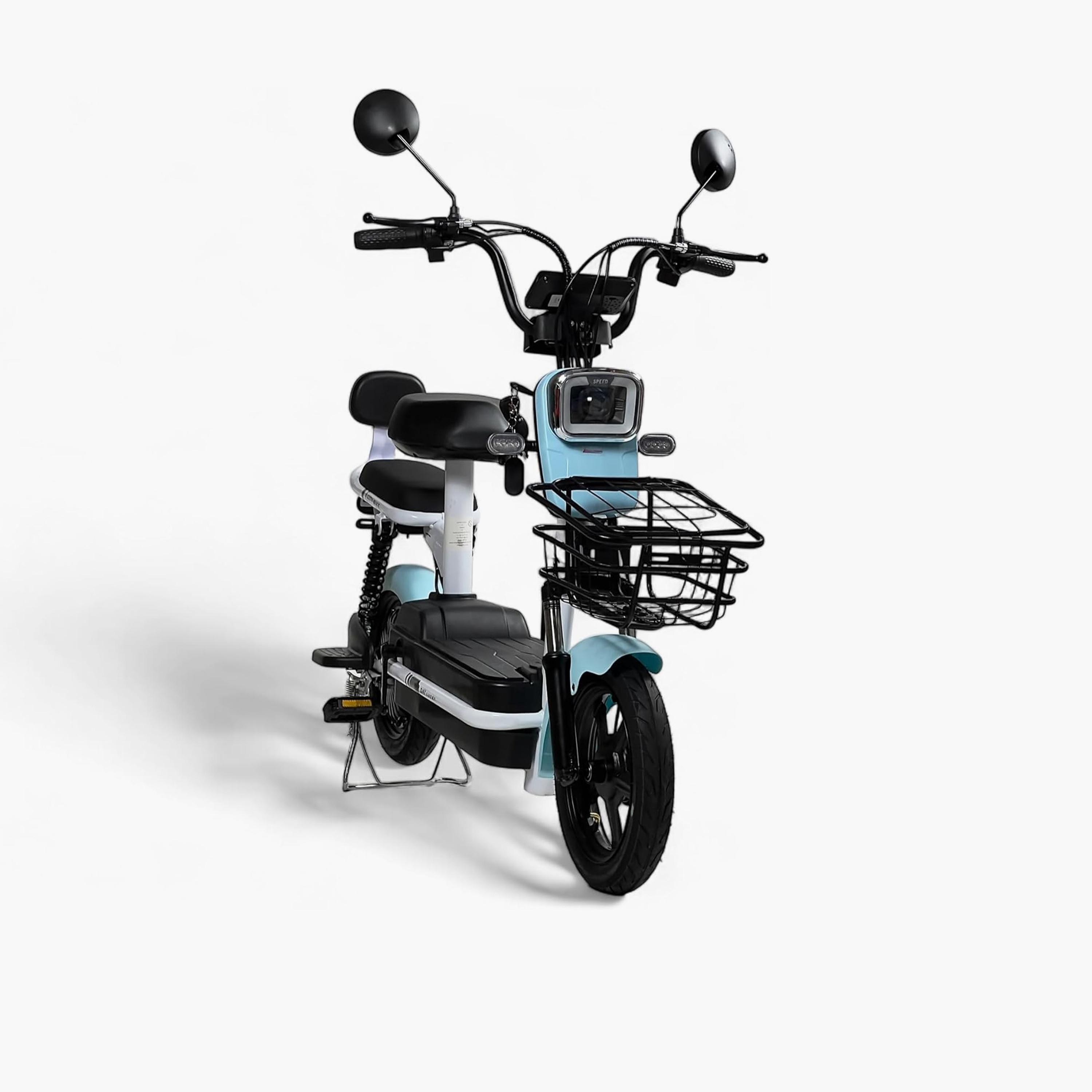ALBADER V6+ Electric Scooter For Older Kids, Double Seats With Manual Pedals, Max Speed 30-40 KM/H Range 35-KM 48V | B0DS6K9T8X1-sports-gear-scooters-image-1