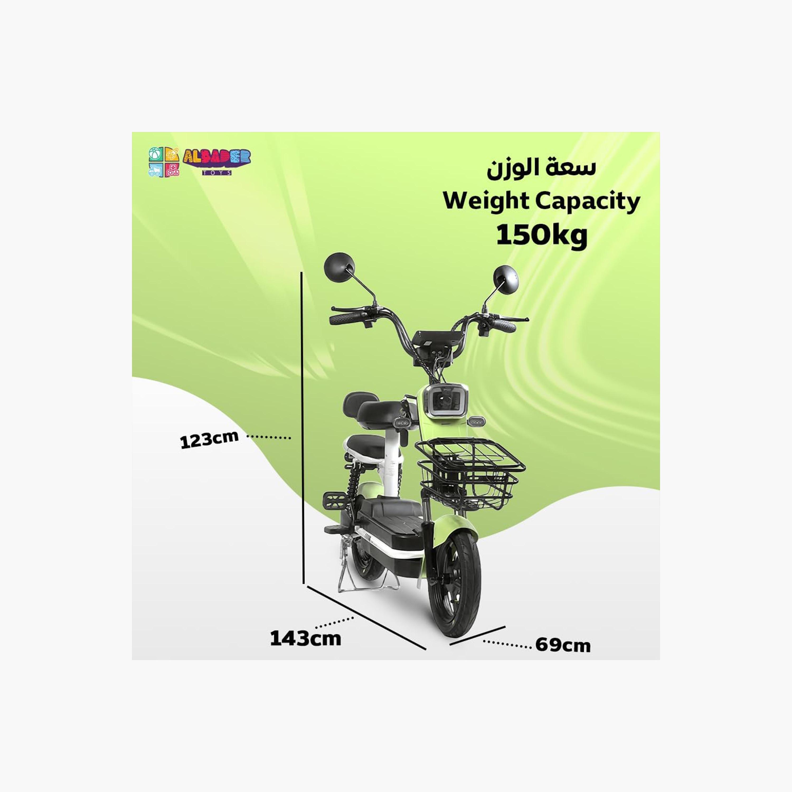 ALBADER V6+ Electric Scooter For Older Kids, Double Seats With Manual Pedals, Max Speed 30-40 KM/H Range 35-KM 48V | B0DS6JMCSK1-sports-gear-scooters-image-3