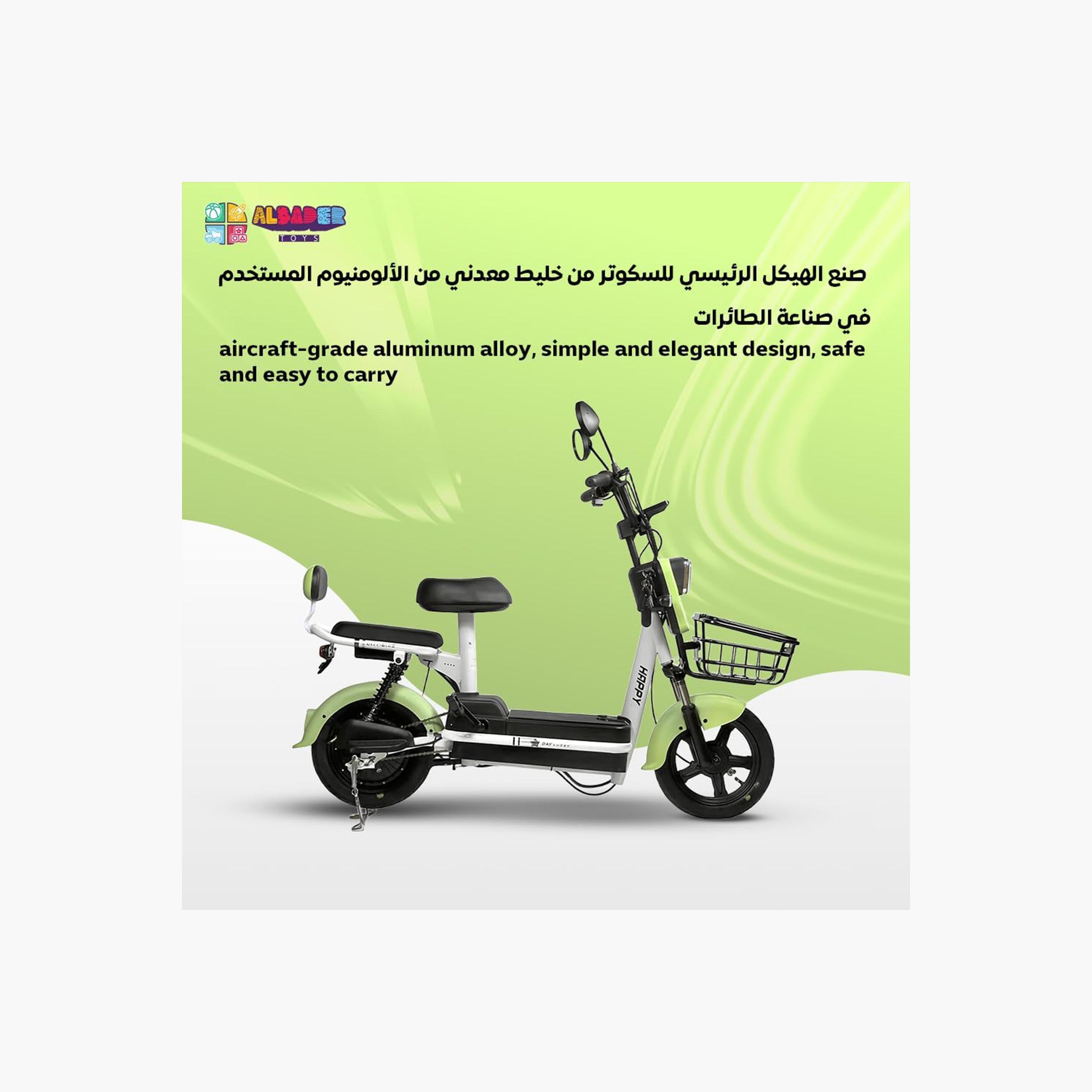 ALBADER V6+ Electric Scooter For Older Kids, Double Seats With Manual Pedals, Max Speed 30-40 KM/H Range 35-KM 48V | B0DS6JMCSK1-sports-gear-scooters-image-4