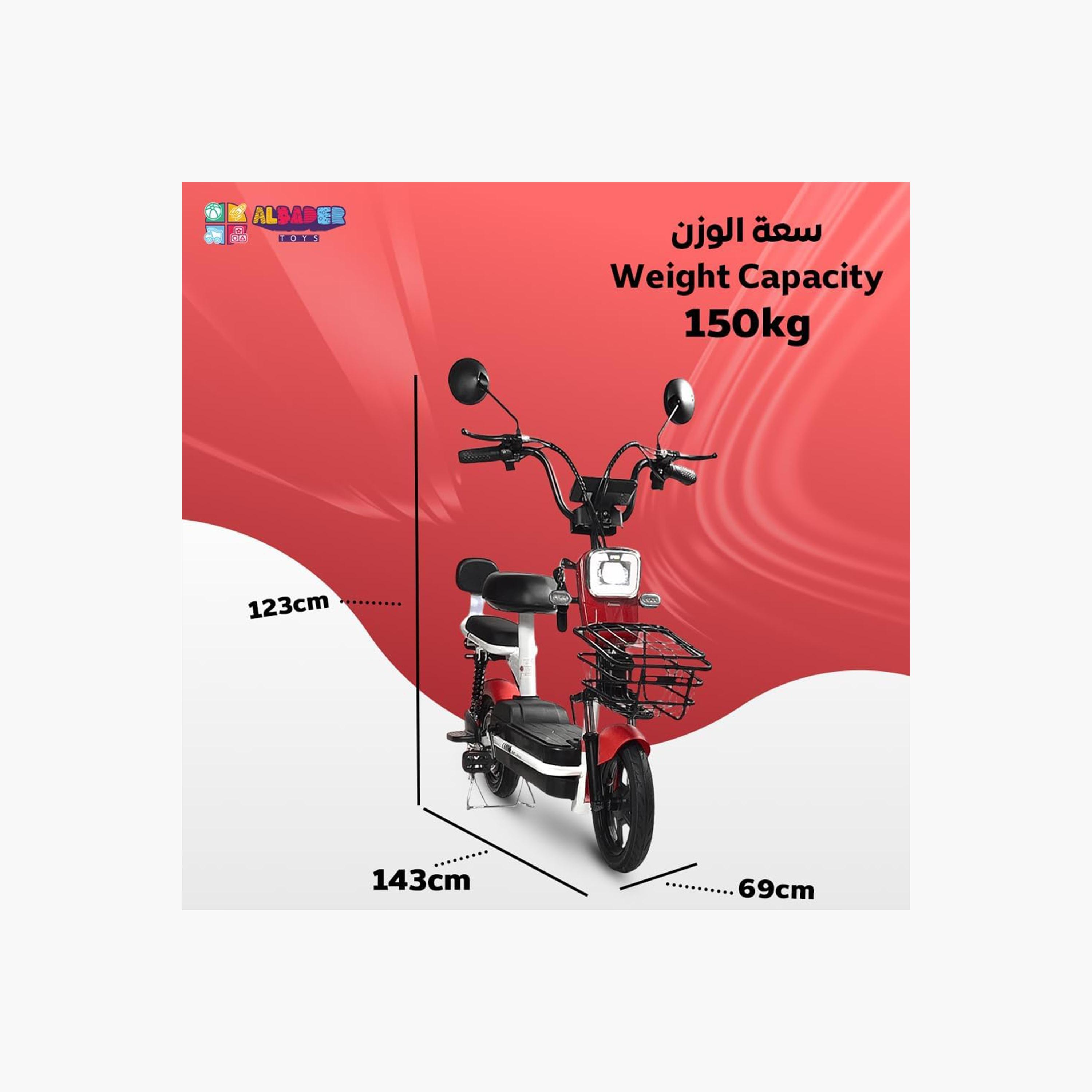 ALBADER V6+ Electric Scooter For Older Kids, Double Seats With Manual Pedals, Max Speed 30-40 KM/H Range 35-KM 48V | B0DS6JDNLP1-sports-gear-scooters-image-3