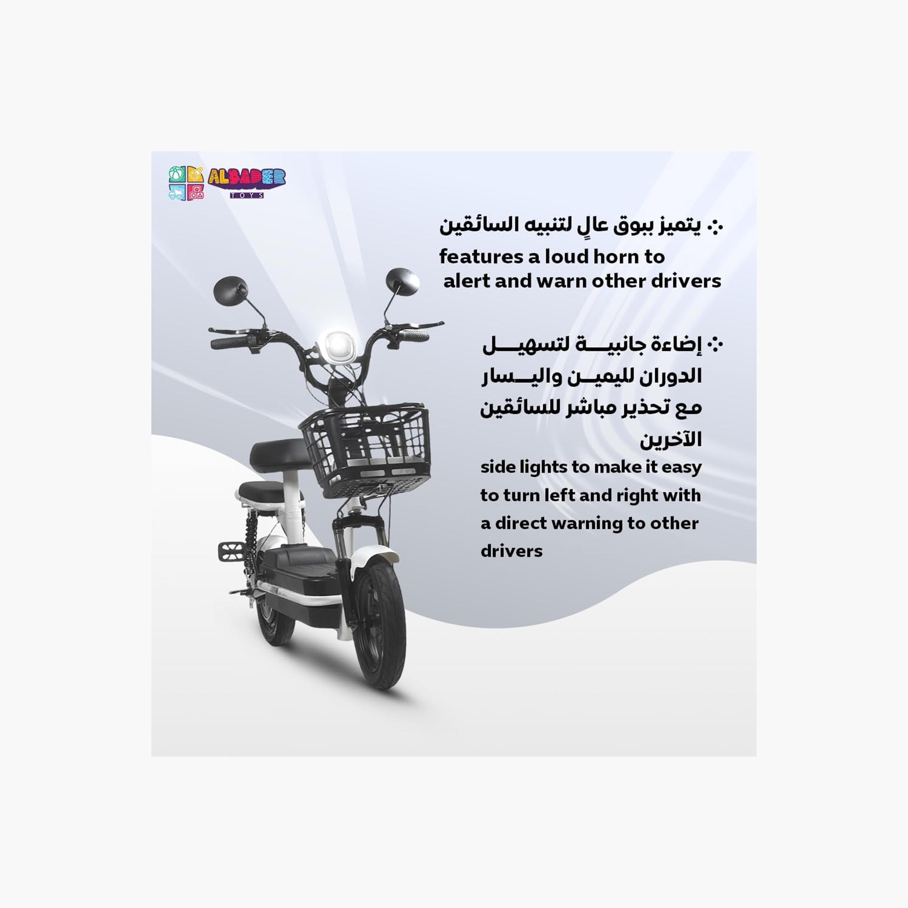ALBADER V5+ Electric Kick Scooter For Older Kids, Double Seats With Manual Pedals, Max Speed 30-40 KM/H Range 35-KM 48V | B0DS6FQT5Q1-sports-gear-scooters-image-2