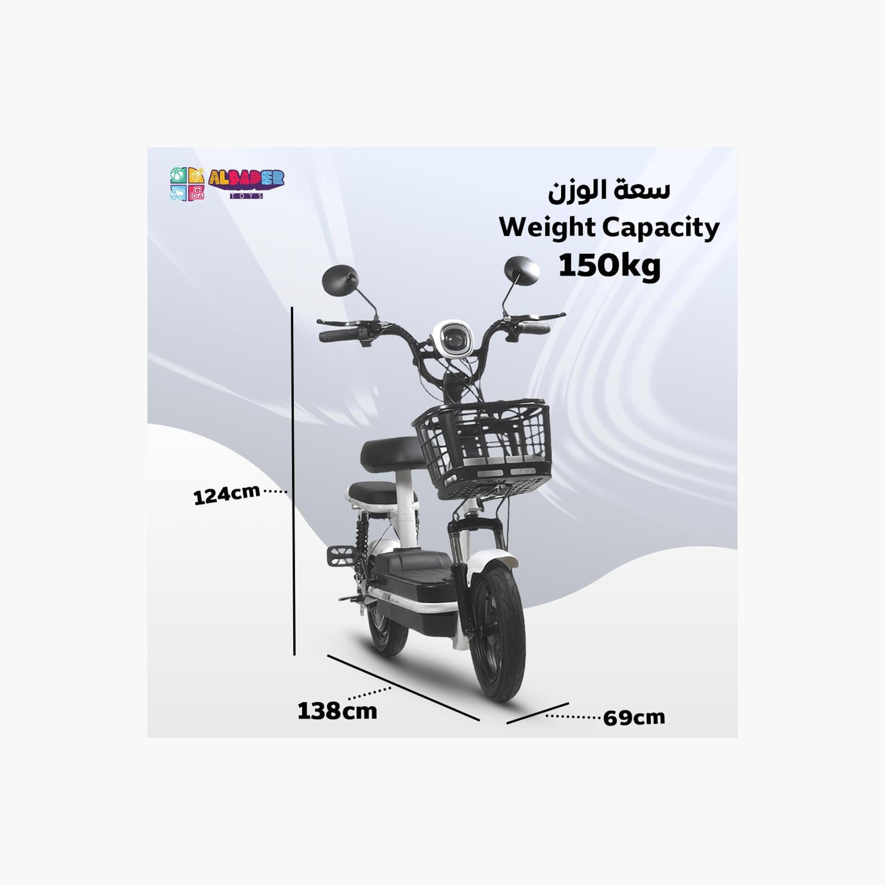 ALBADER V5+ Electric Kick Scooter For Older Kids, Double Seats With Manual Pedals, Max Speed 30-40 KM/H Range 35-KM 48V | B0DS6FQT5Q1-sports-gear-scooters-image-3