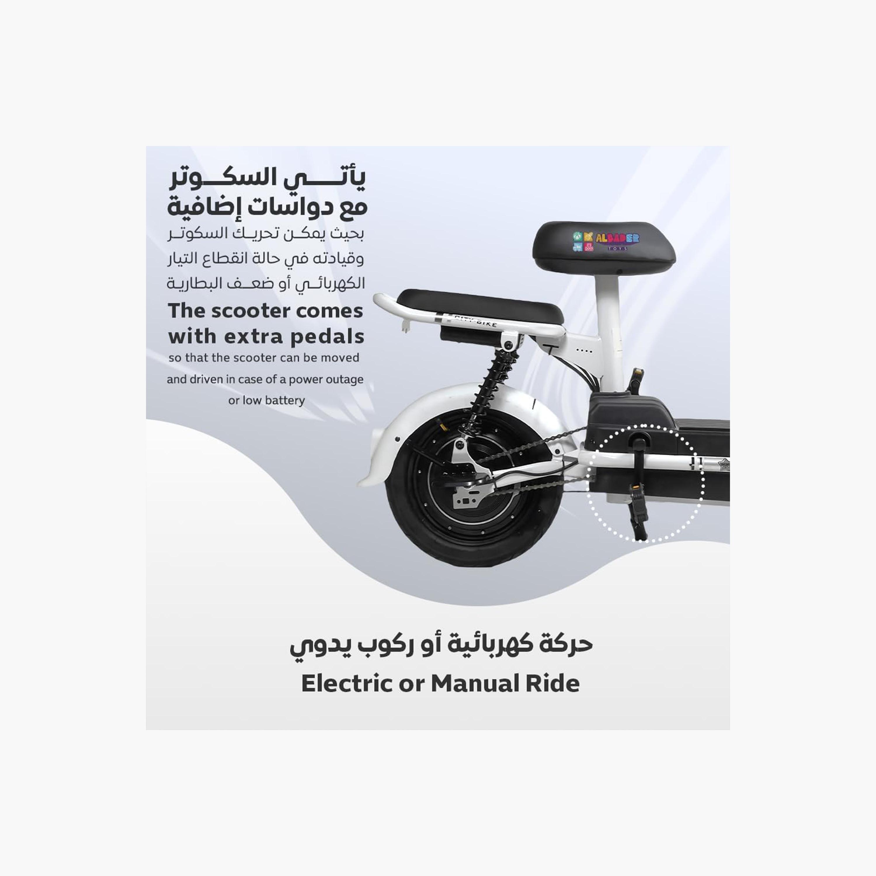 ALBADER V5+ Electric Kick Scooter For Older Kids, Double Seats With Manual Pedals, Max Speed 30-40 KM/H Range 35-KM 48V | B0DS6FQT5Q1-sports-gear-scooters-image-5