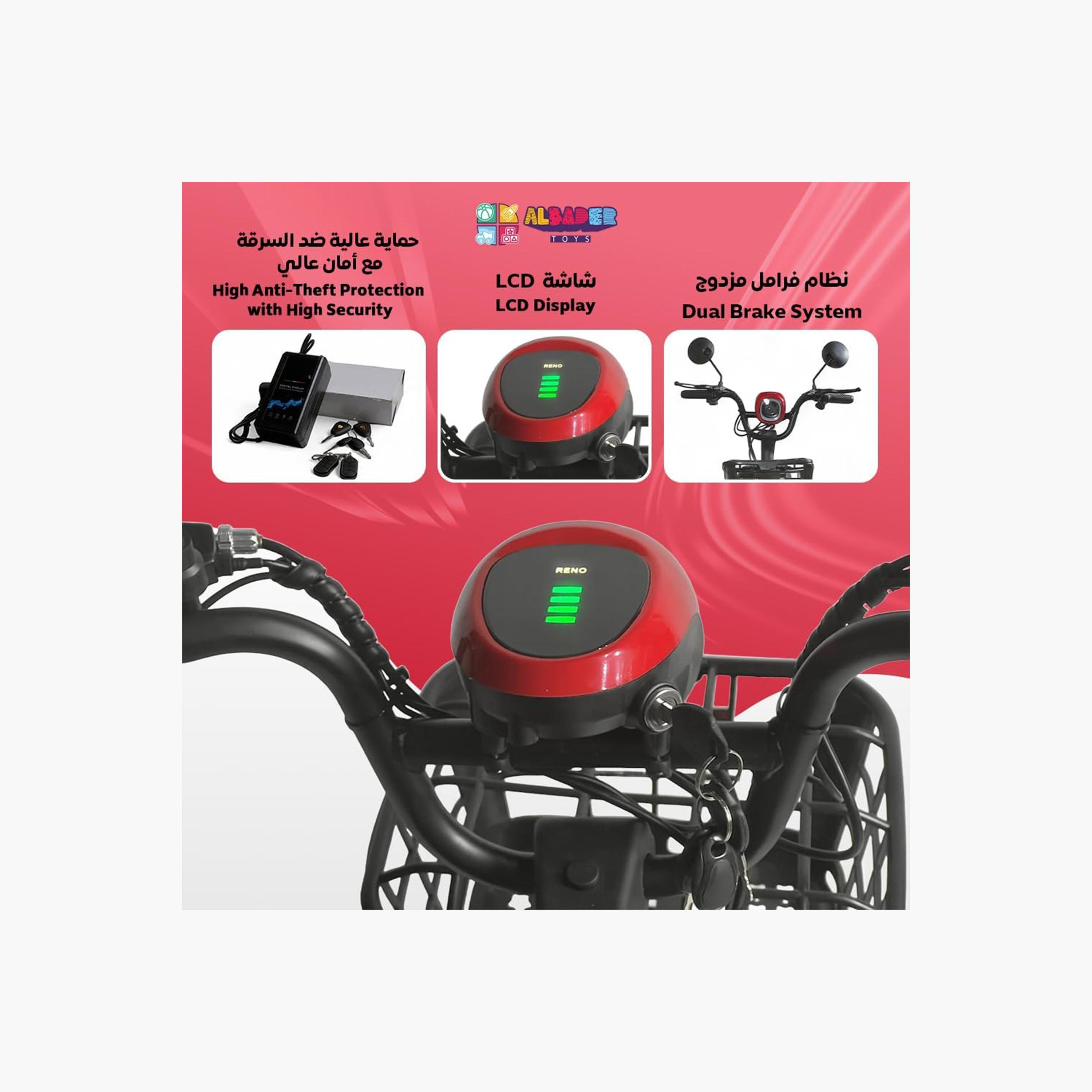 ALBADER V5+ Electric Kick Scooter For Older Kids, Double Seats With Manual Pedals, Max Speed 30-40 KM/H Range 35-KM 48V | B0DS6H9N6X1-sports-gear-scooters-image-6