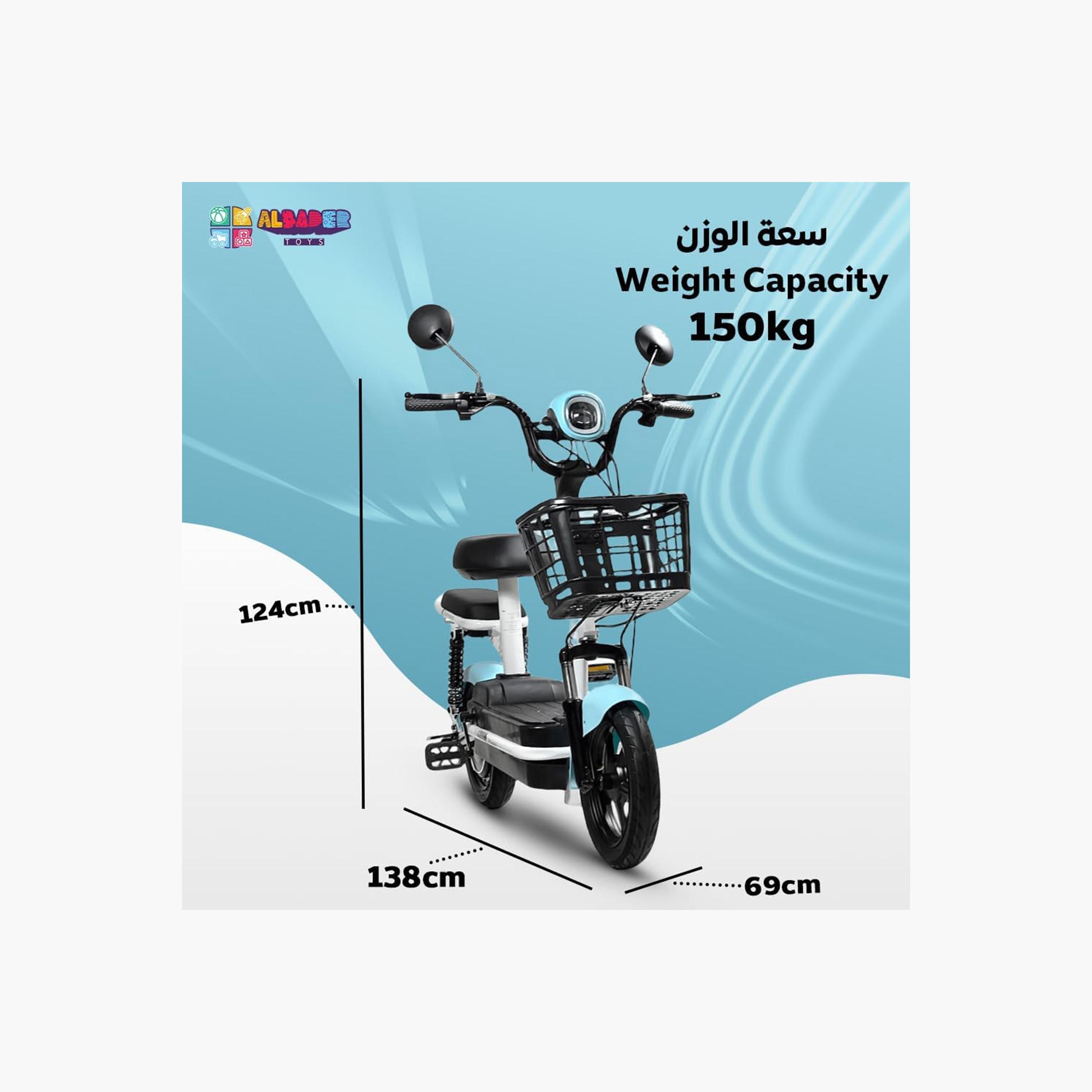 ALBADER V5+ Electric Kick Scooter For Older Kids, Double Seats With Manual Pedals, Max Speed 30-40 KM/H Range 35-KM 48V | B0DS6GH6ZH1-sports-gear-scooters-image-3