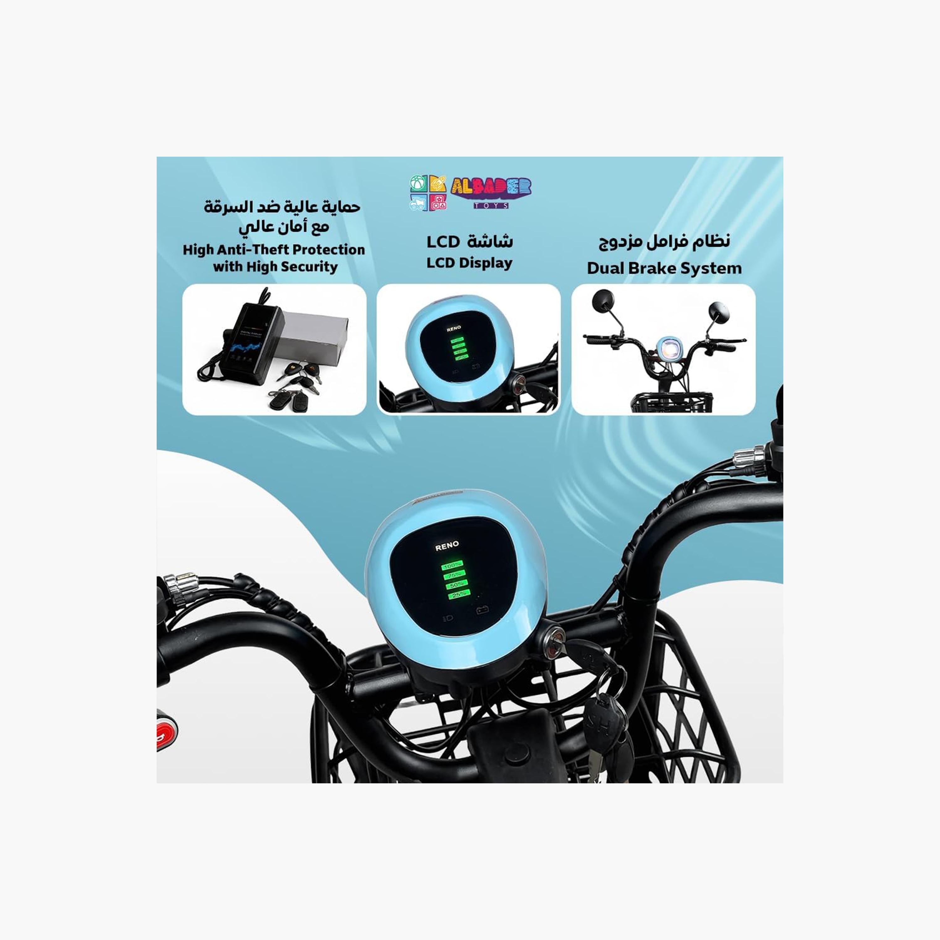 ALBADER V5+ Electric Kick Scooter For Older Kids, Double Seats With Manual Pedals, Max Speed 30-40 KM/H Range 35-KM 48V | B0DS6GH6ZH1-sports-gear-scooters-image-6