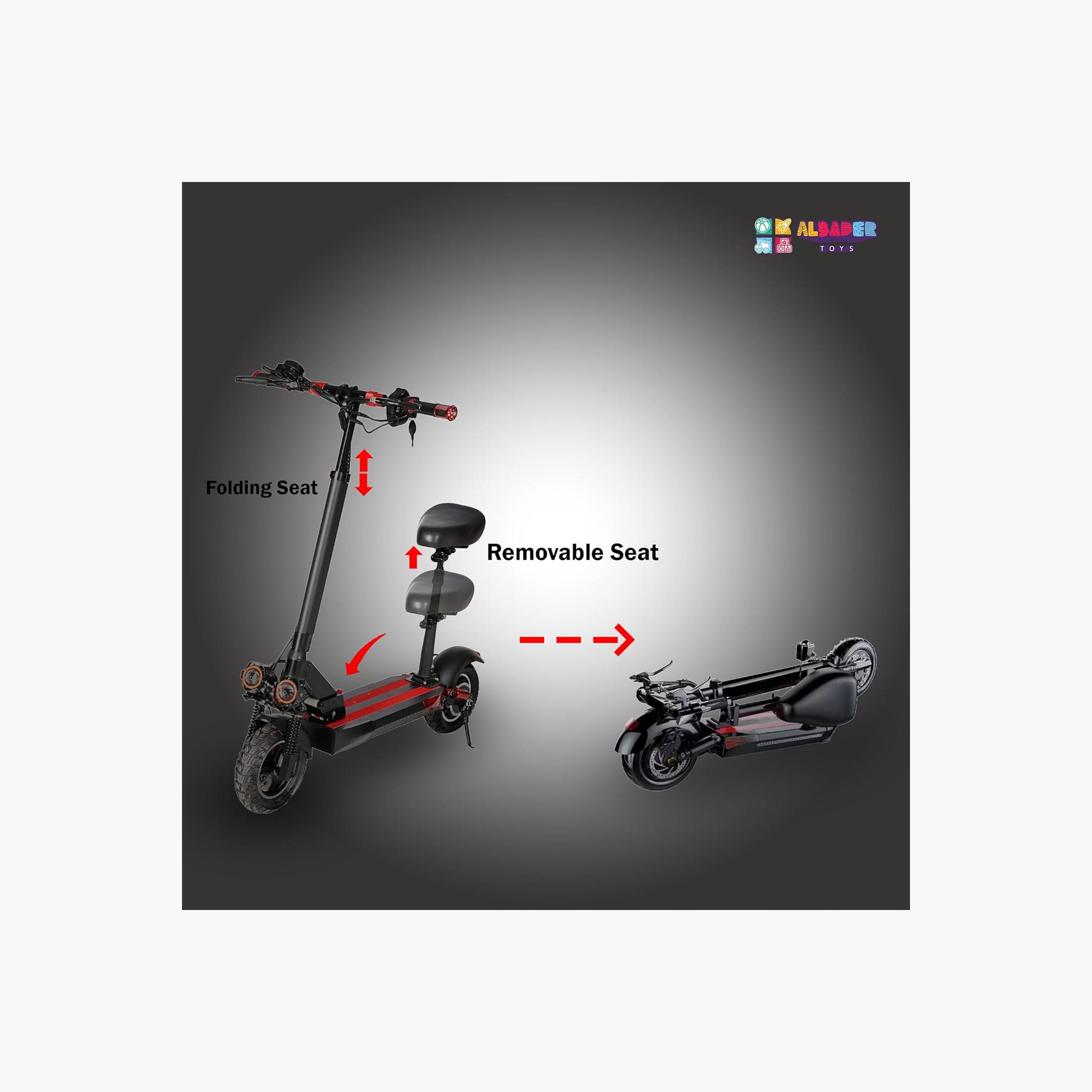 ALBADER V28 Electric Kick Scooter For Older Kids with Max Speed 57 KM/H, Range 30 KM 48V 12Ah Battery 500W | B0DNWXV3YN1-sports-gear-scooters-image-2