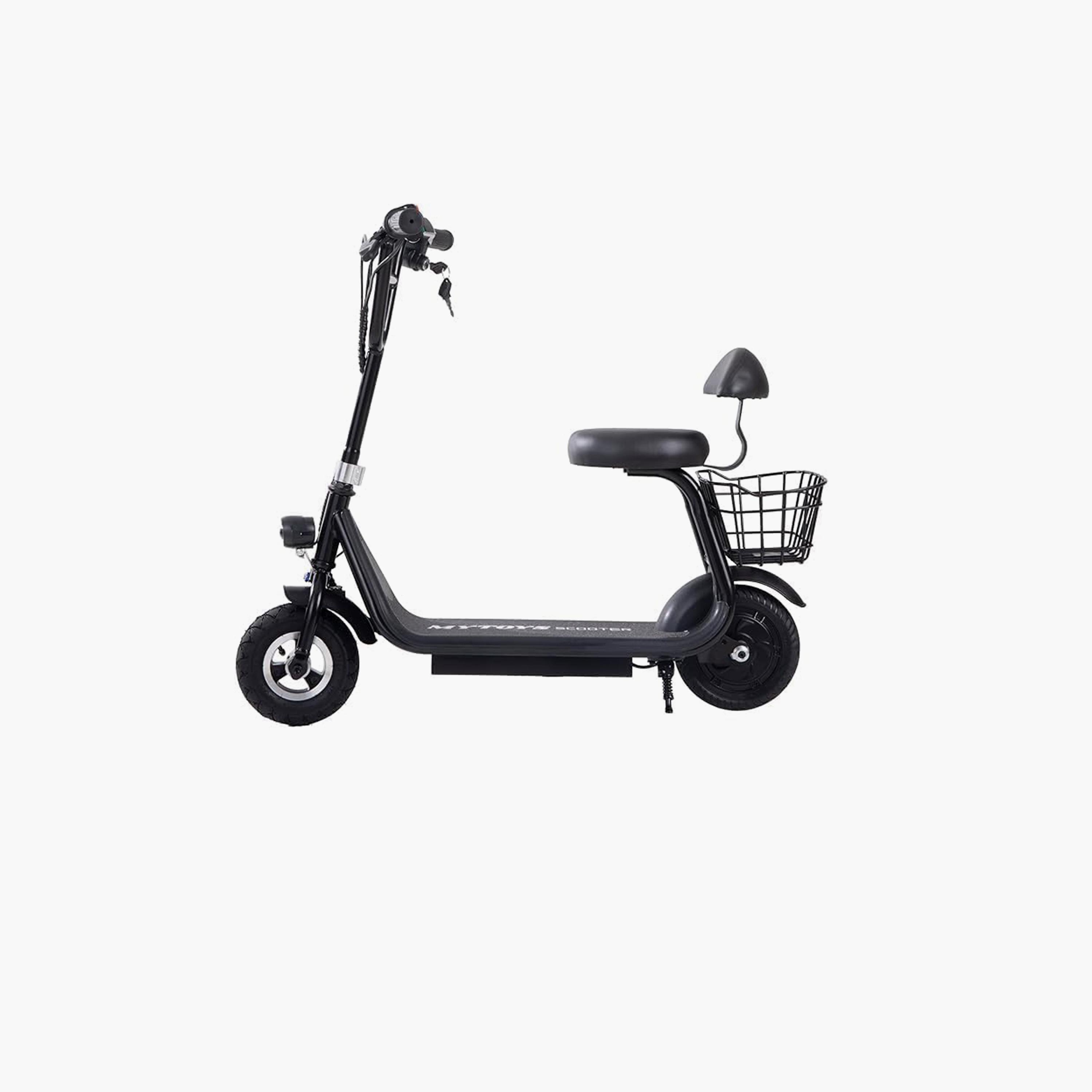 ALBADER Electric Scooter For Kids with Rear Basket And Front Light, Foldable Comfortable Seat, Battery Capacity 36V | B0F8W7G89W1-sports-gear-scooters-image-6