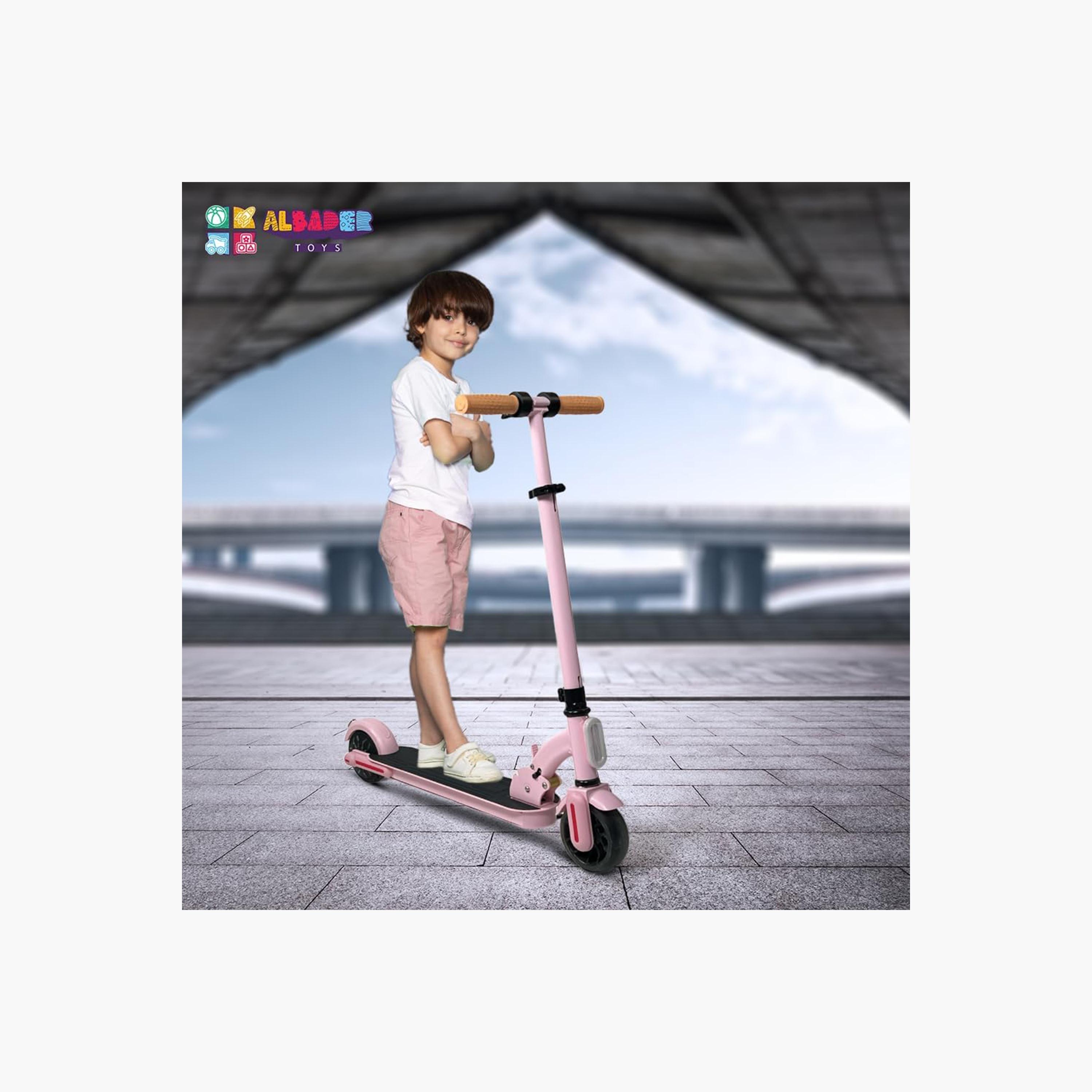 ALBADER Mini Electric Scooter For Kids with 24V Motorized Rechargeable and Lighted Wheels, Foldable and Adjustable | B0DPLX9C251-toys-outdoor-scooters-image-4