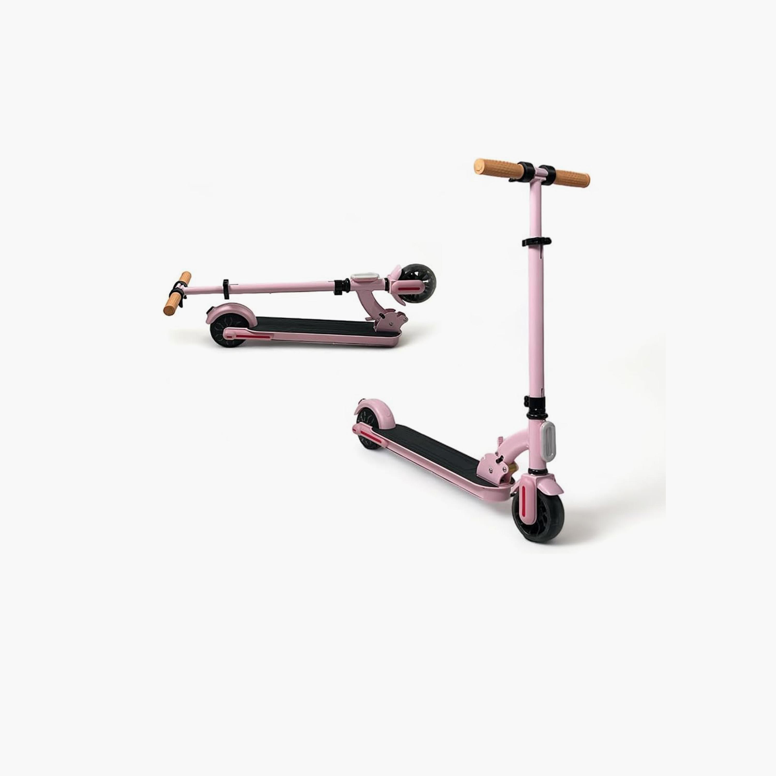 ALBADER Mini Electric Scooter For Kids with 24V Motorized Rechargeable and Lighted Wheels, Foldable and Adjustable | B0DPLX9C251-toys-outdoor-scooters-image-6