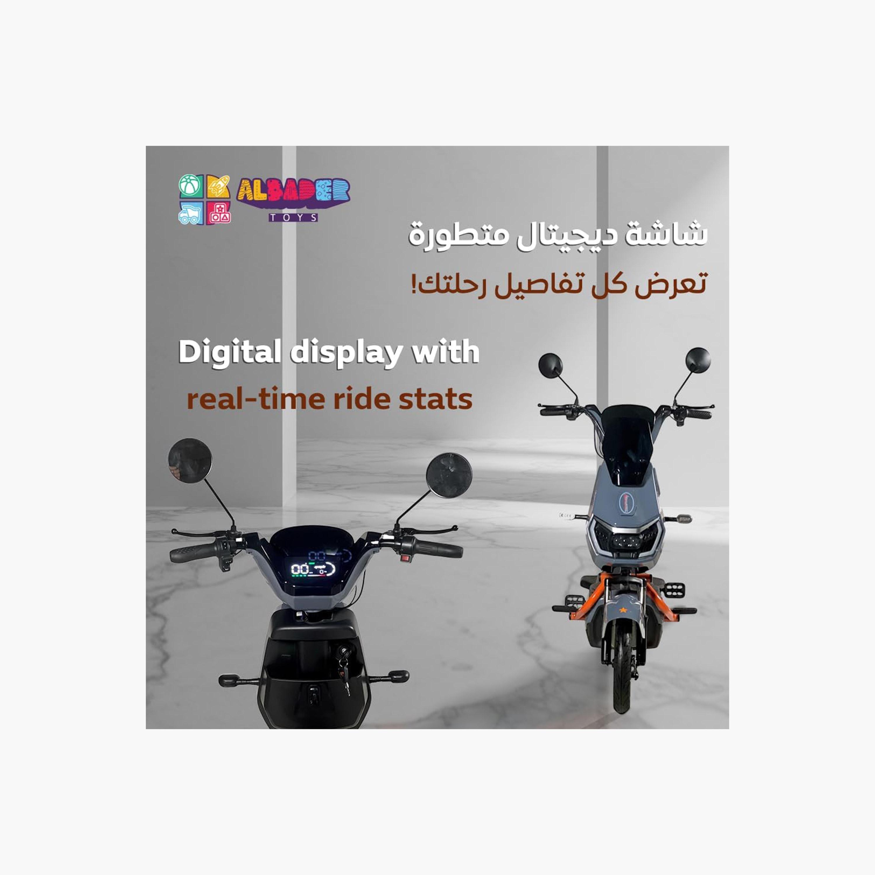 ALBADER V30 Pro Electric Kick Scooter For Older Kids with 4 Batteries (48V), 40 Km/H Max Speed | B0DW64N4XX2-sports-gear-scooters-image-4