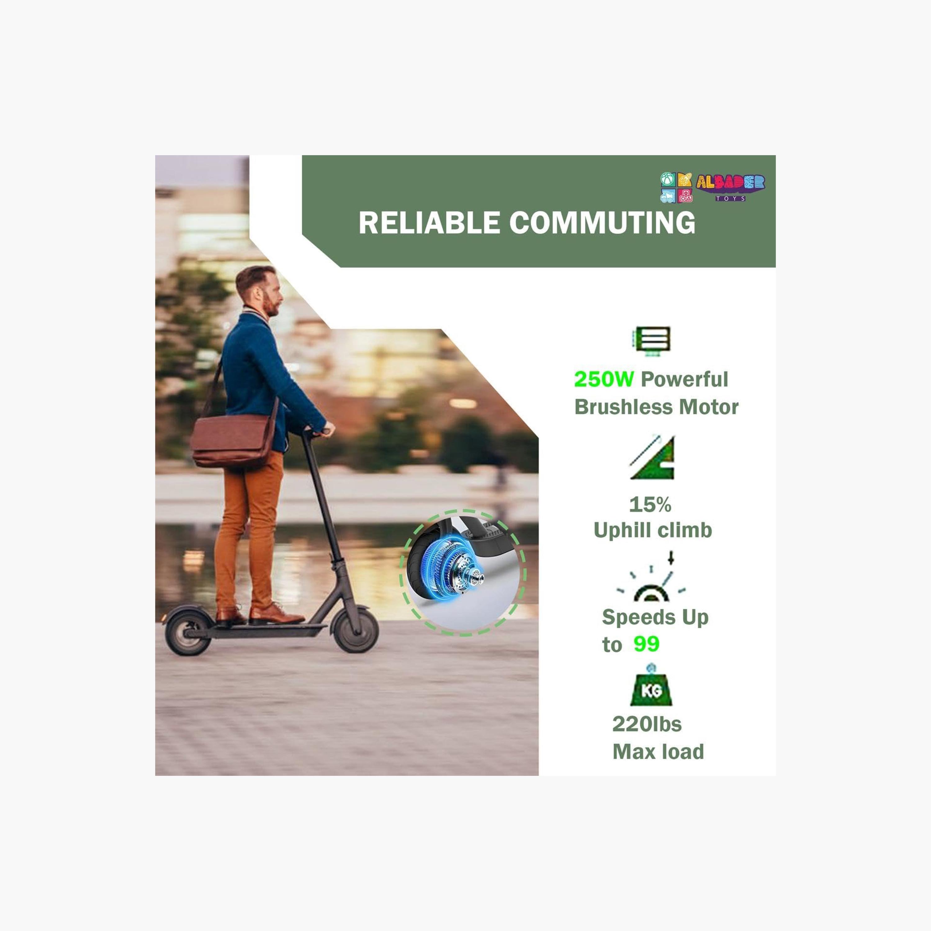 ALBADER V20 Pro Electric Scooter For Older Kids with 250/350W Brushless Motor, DC36V Battery, 70 KM/H Max Speed | B0FD547NPP1-sports-gear-scooters-image-2