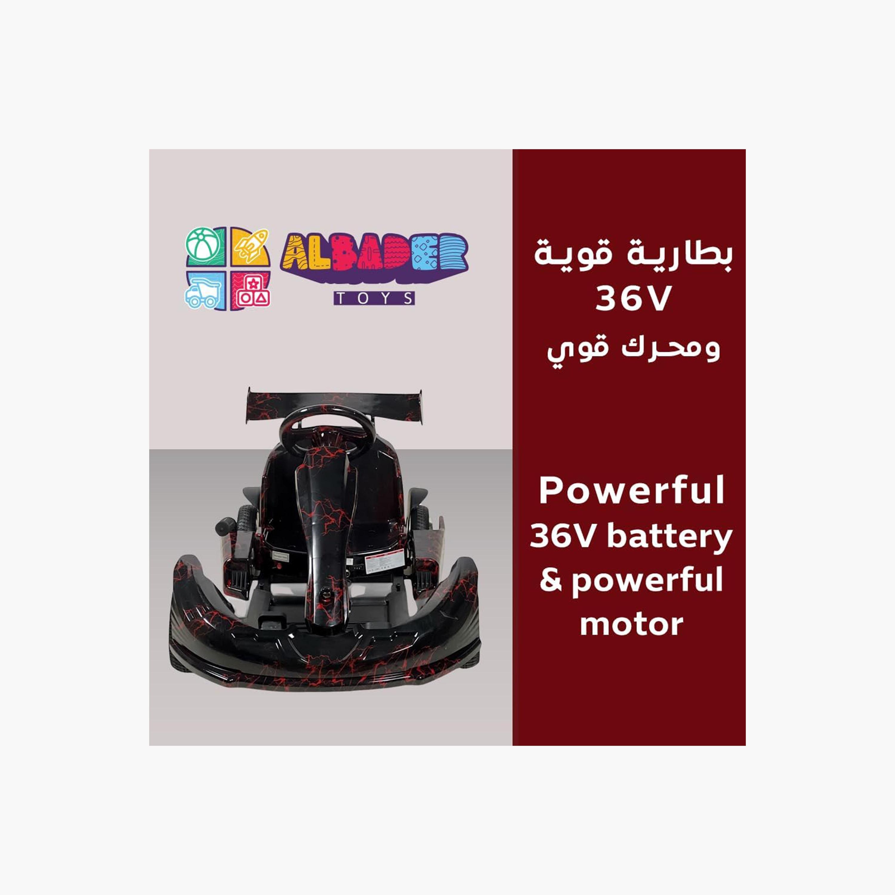 ALBADER Drift Car For Kids with LED Wheels, Bluetooth Music, 3 Speeds and Reverse | B0FB96QT1Z1-toys-outdoor-scooters-image-2