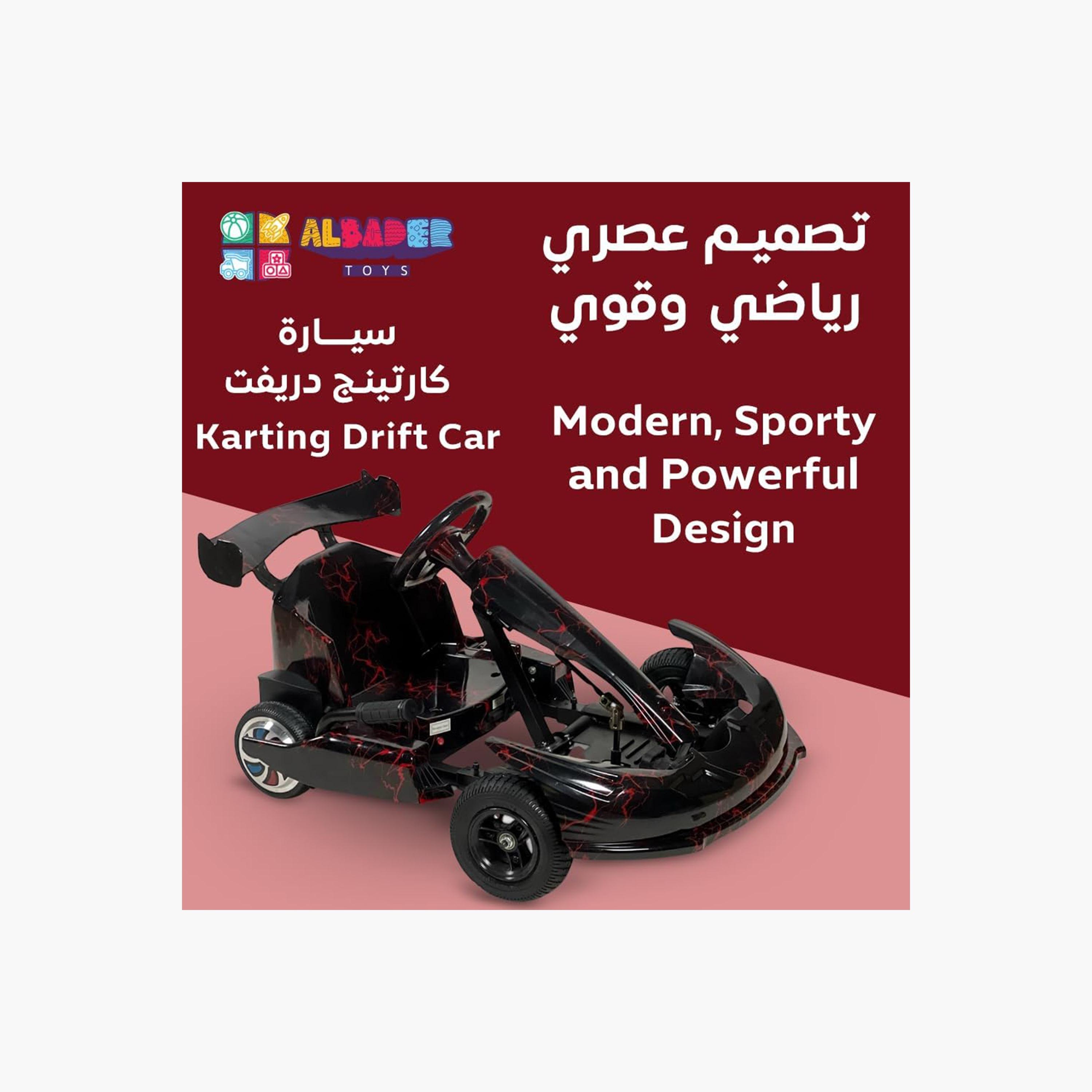 ALBADER Drift Car For Kids with LED Wheels, Bluetooth Music, 3 Speeds and Reverse | B0FB96QT1Z1-toys-outdoor-scooters-image-3