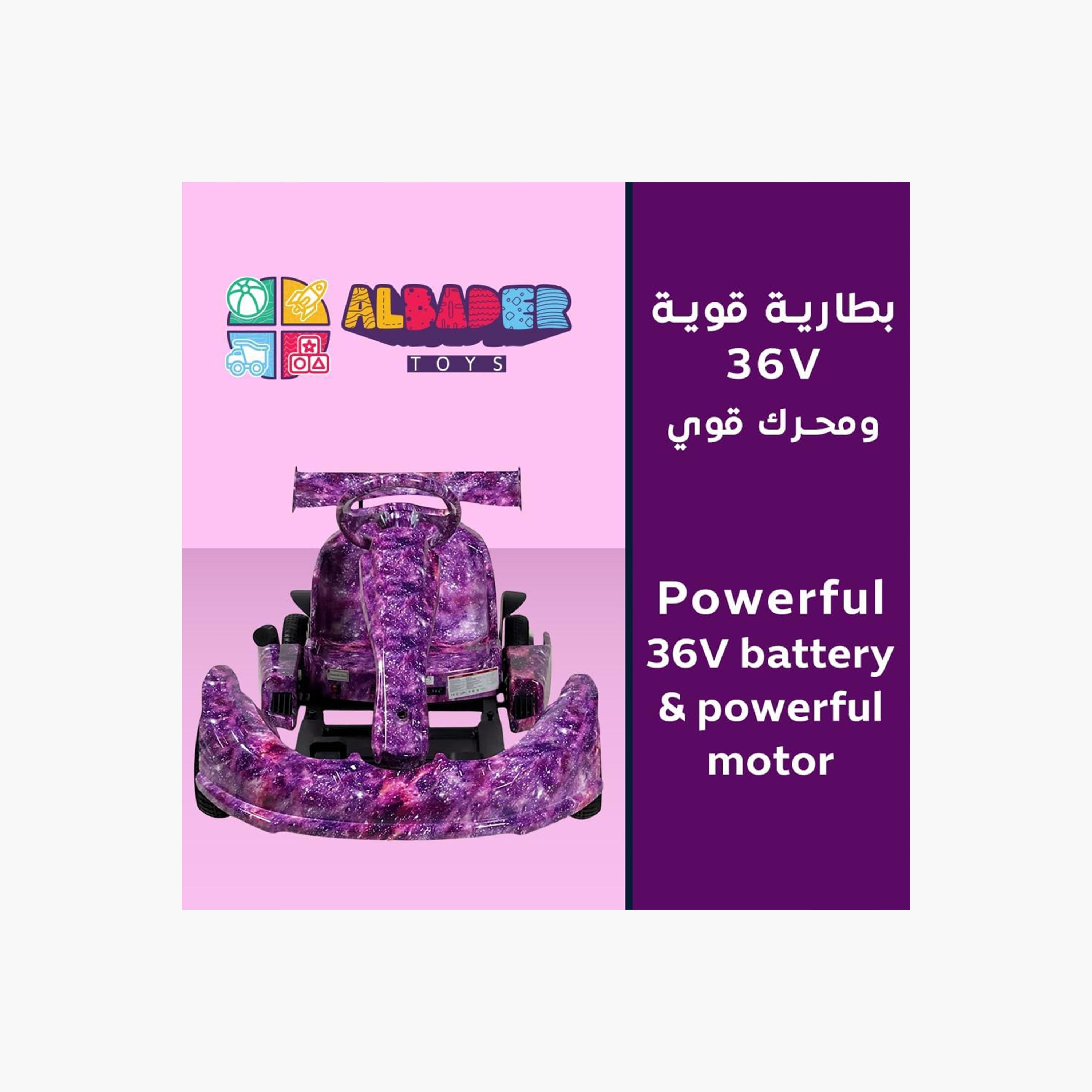 ALBADER Drift Car For Kids with LED Wheels, Bluetooth Music, 3 Speeds and Reverse | B0FB957PM91-toys-outdoor-scooters-image-2