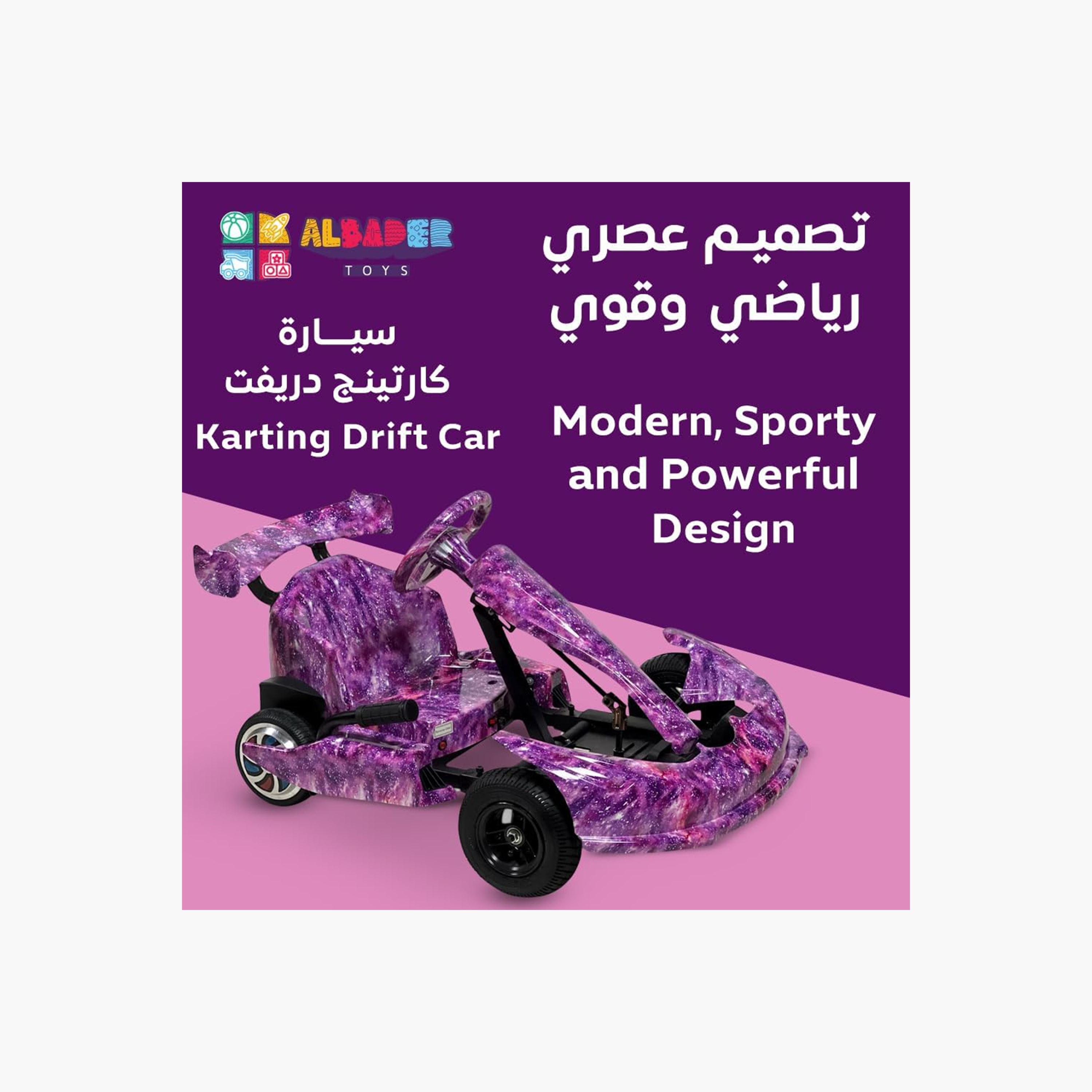 ALBADER Drift Car For Kids with LED Wheels, Bluetooth Music, 3 Speeds and Reverse | B0FB957PM91-toys-outdoor-scooters-image-3