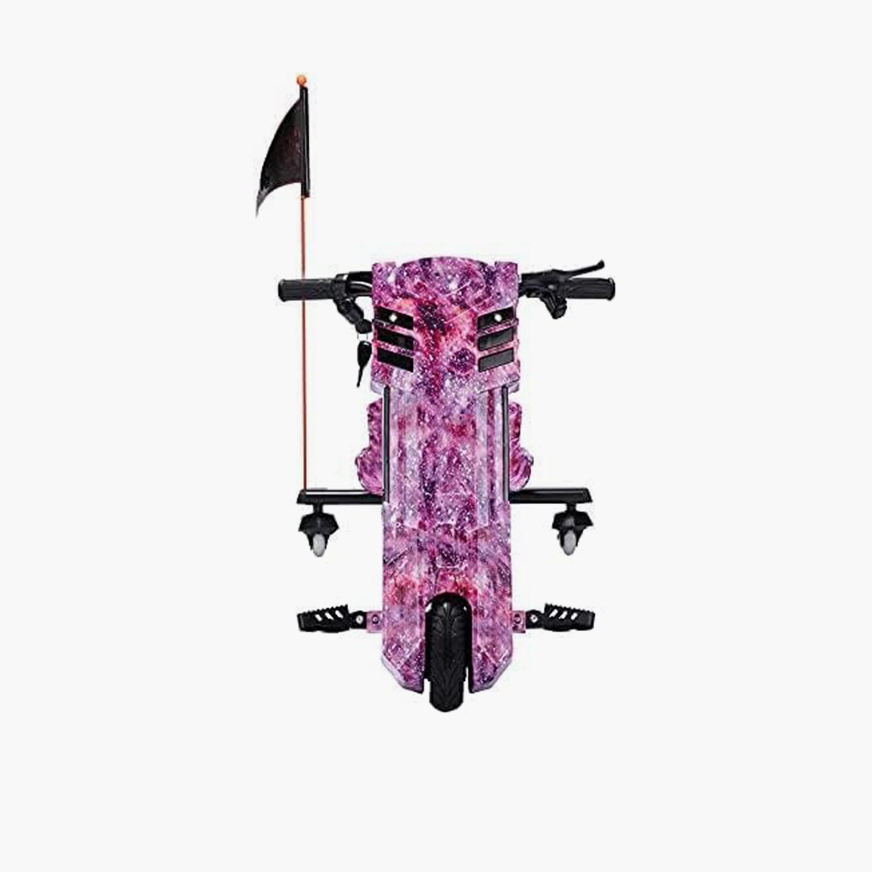 ALBADER Electric Drift Scooter For Kids With 3 Speeds, LED Lights, Bluetooth | B0F8R6JCNB1-toys-outdoor-scooters-image-4