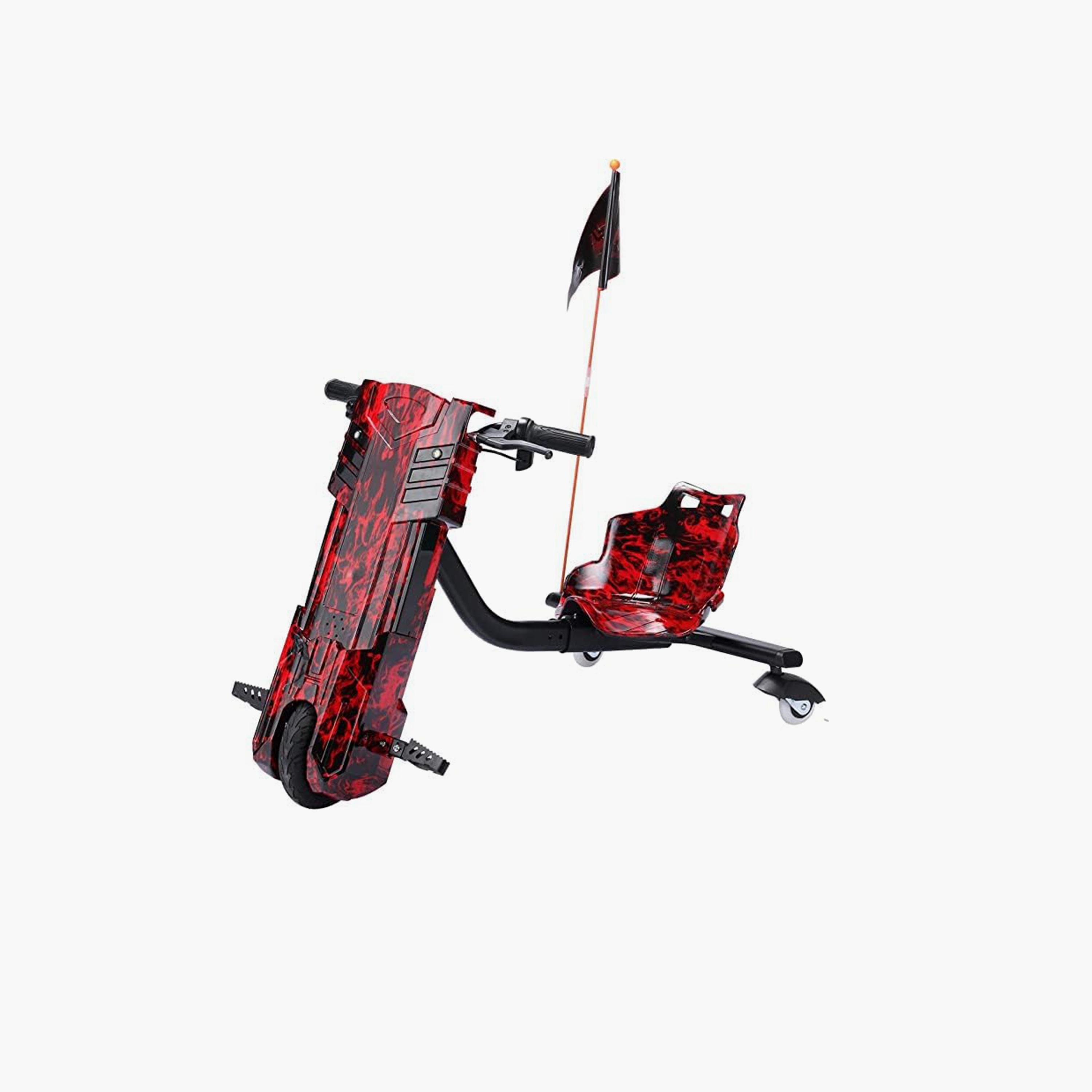 ALBADER Electric Drift Scooter For Kids With 3 Speeds, LED Lights, Bluetooth | B0F8R66Z681-sports-gear-scooters-image-4