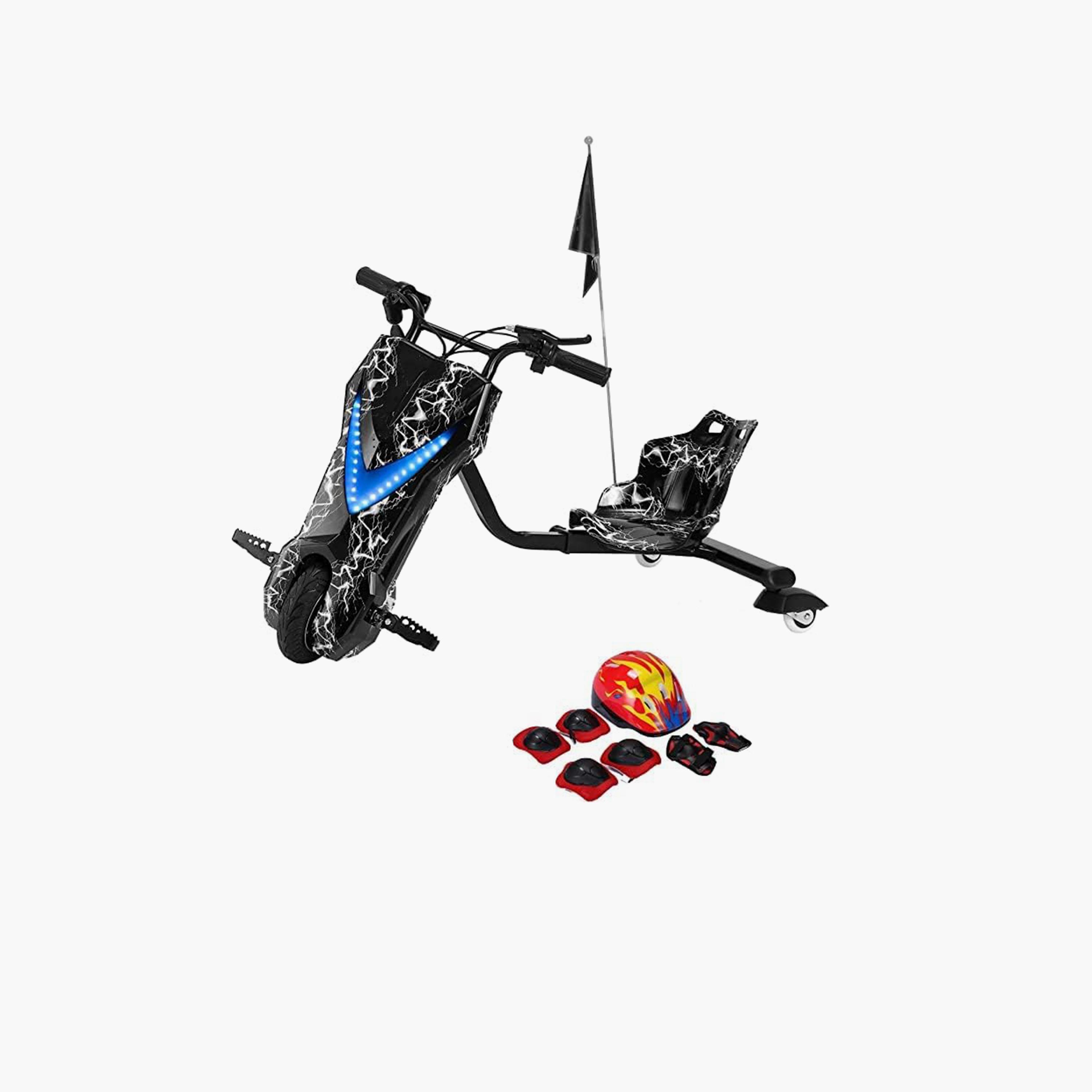 ALBADER Electric Drift Scooter For Kids with 36V Battery, Bluetooth, 3 Speeds | B0F8R7QFMH1-sports-gear-scooters-image-1