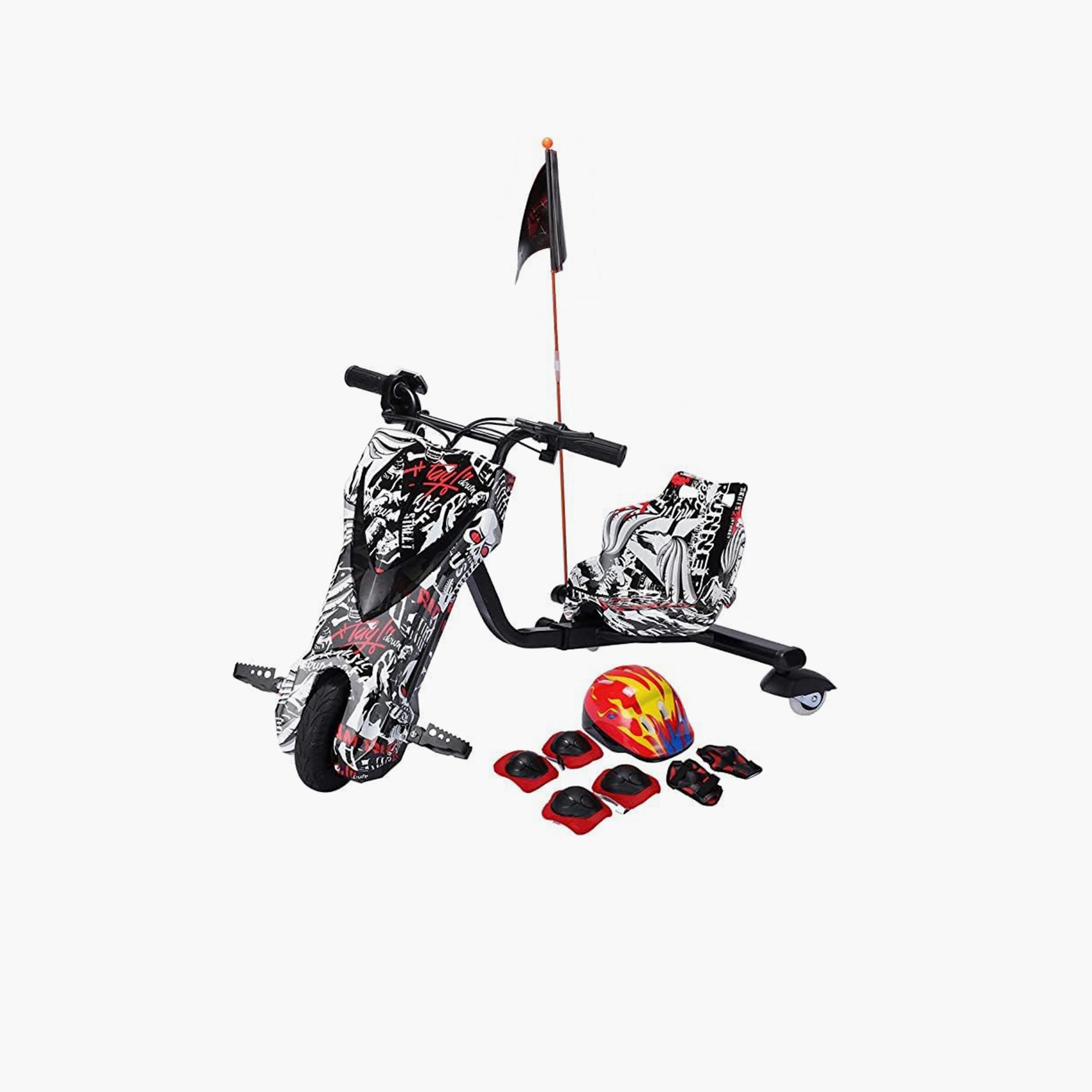 ALBADER Electric Drift Scooter For Kids with 36V Battery, Bluetooth, 3 Speeds | B0F8R89TKB1-sports-gear-scooters-image-1