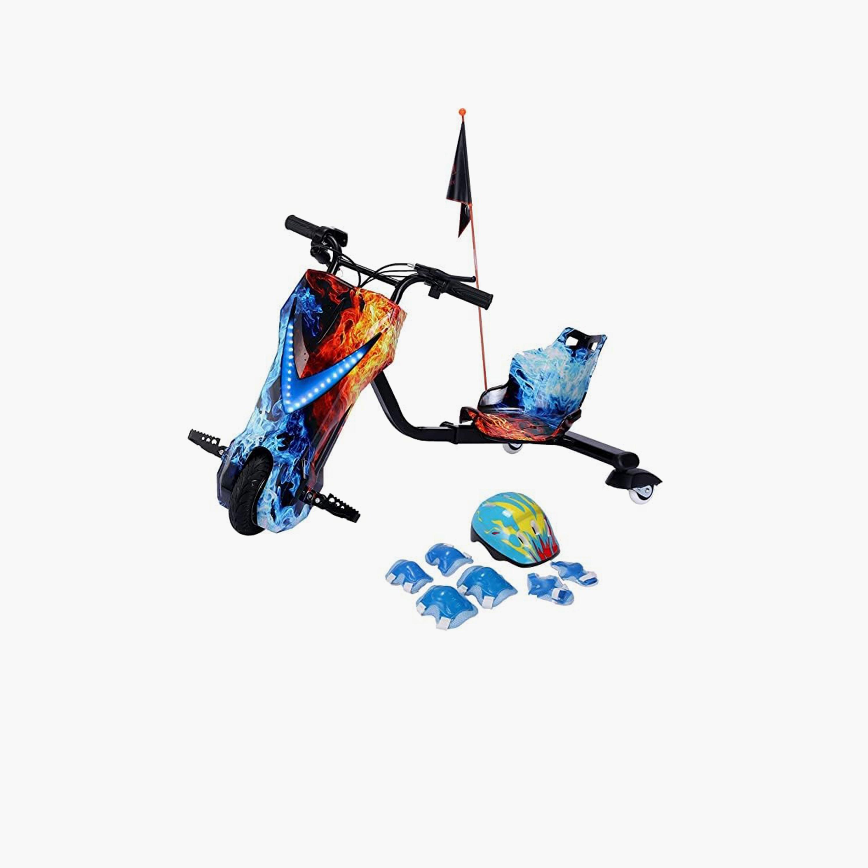 ALBADER Electric Drift Scooter For Kids with 36V Battery, Bluetooth, 3 Speeds | B0F8RBXJQH1-sports-gear-scooters-image-1