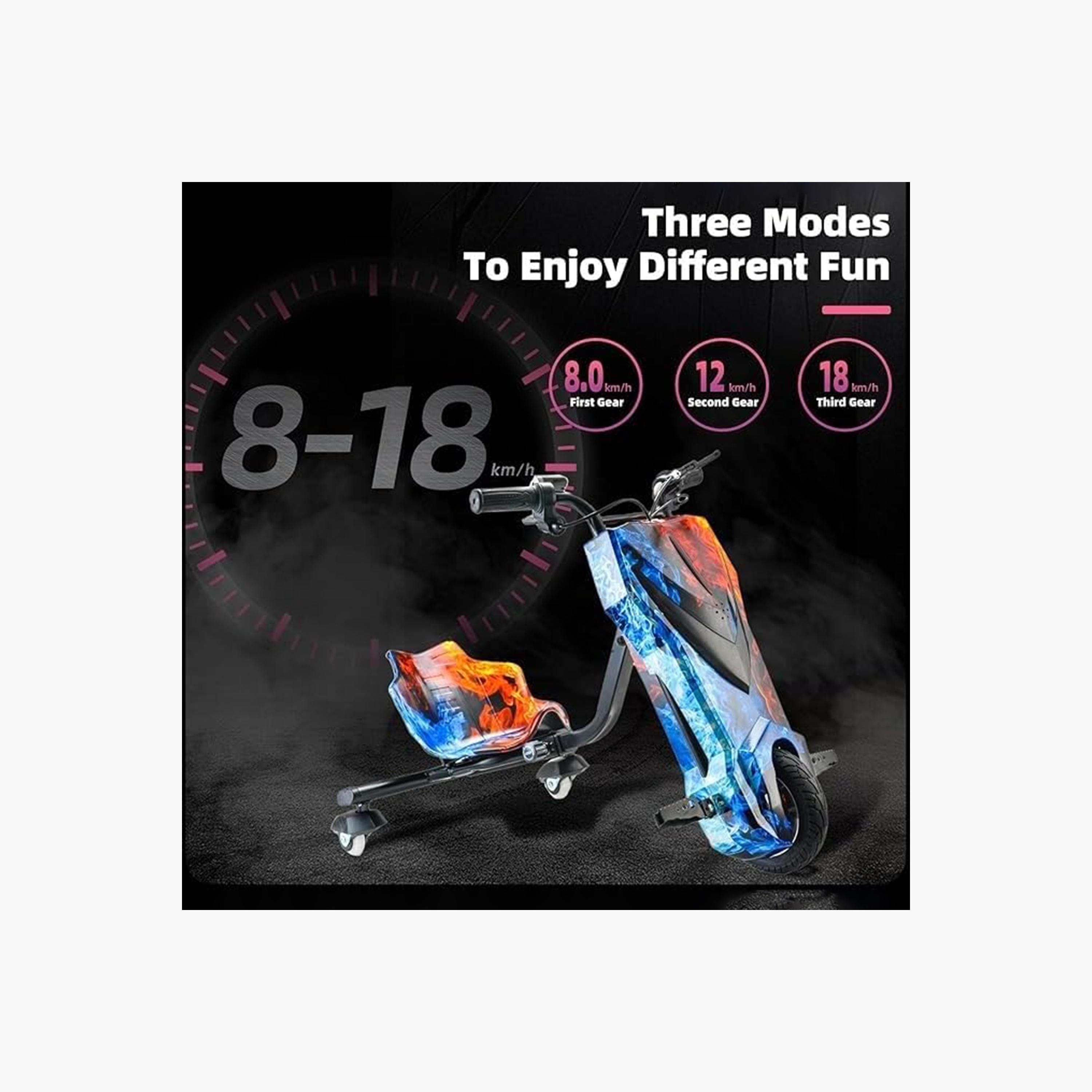 ALBADER Electric Drift Scooter For Kids with 36V Battery, Bluetooth, 3 Speeds | B0F8RBXJQH1-sports-gear-scooters-image-4