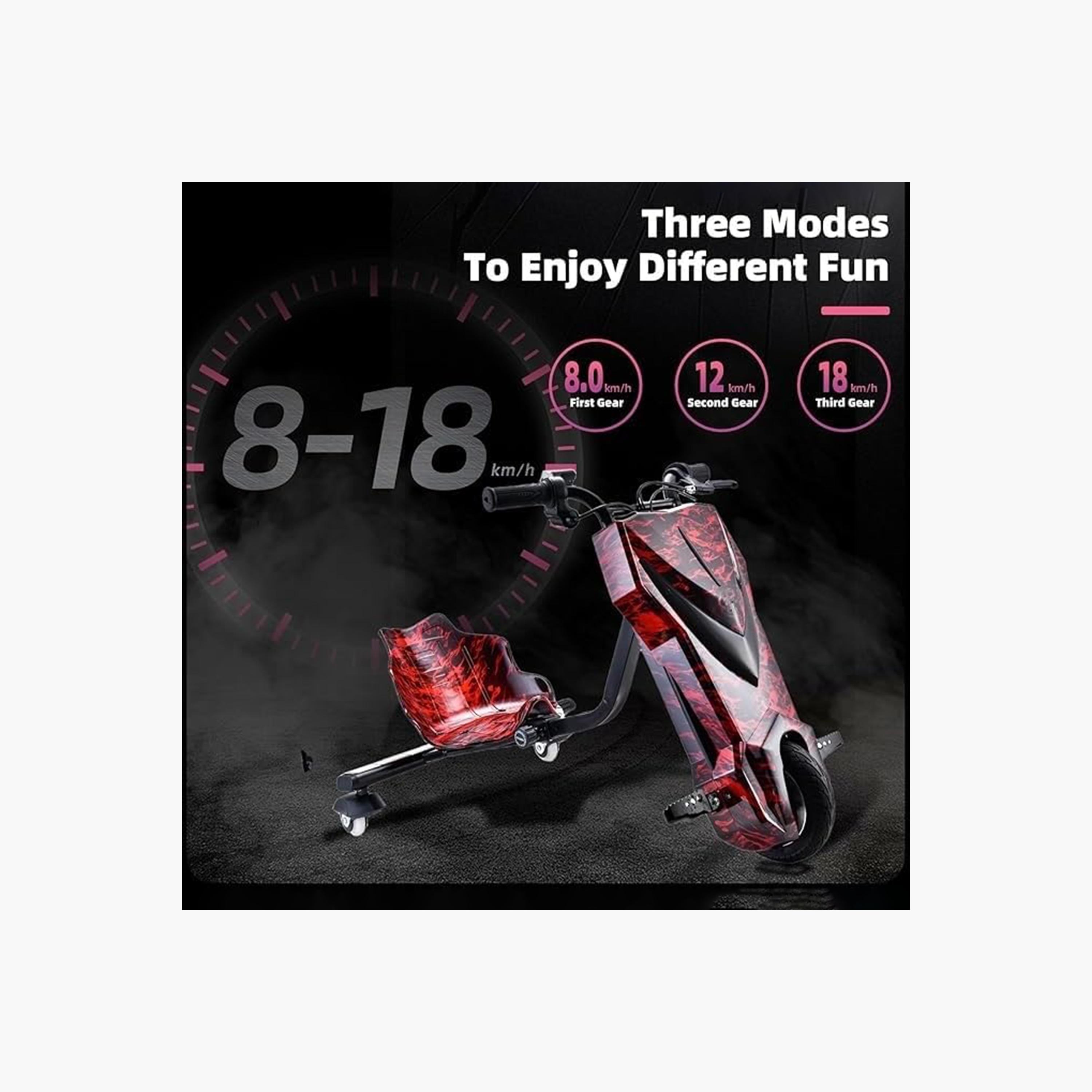 ALBADER Electric Drift Scooter For Kids with 36V Battery, Bluetooth, 3 Speeds | B0F8RD6PJZ1-sports-gear-scooters-image-2