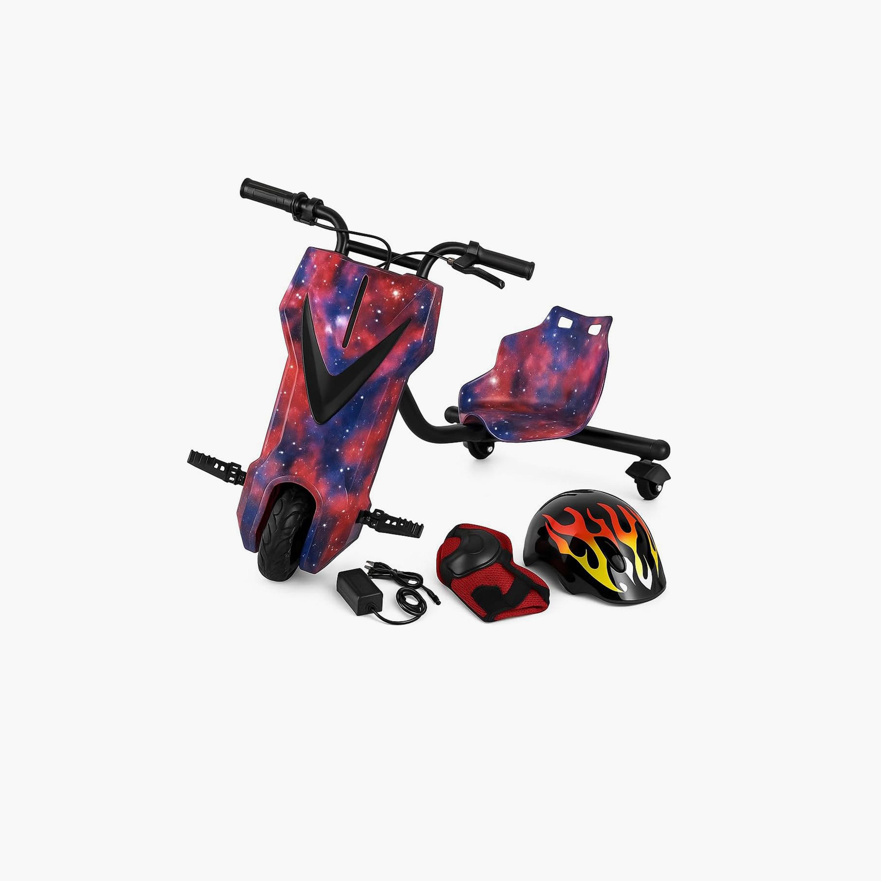ALBADER Electric Drift Scooter For Kids with 36V Battery, Bluetooth, 3 Speeds | B0F8RD26RP1-sports-gear-scooters-image-1